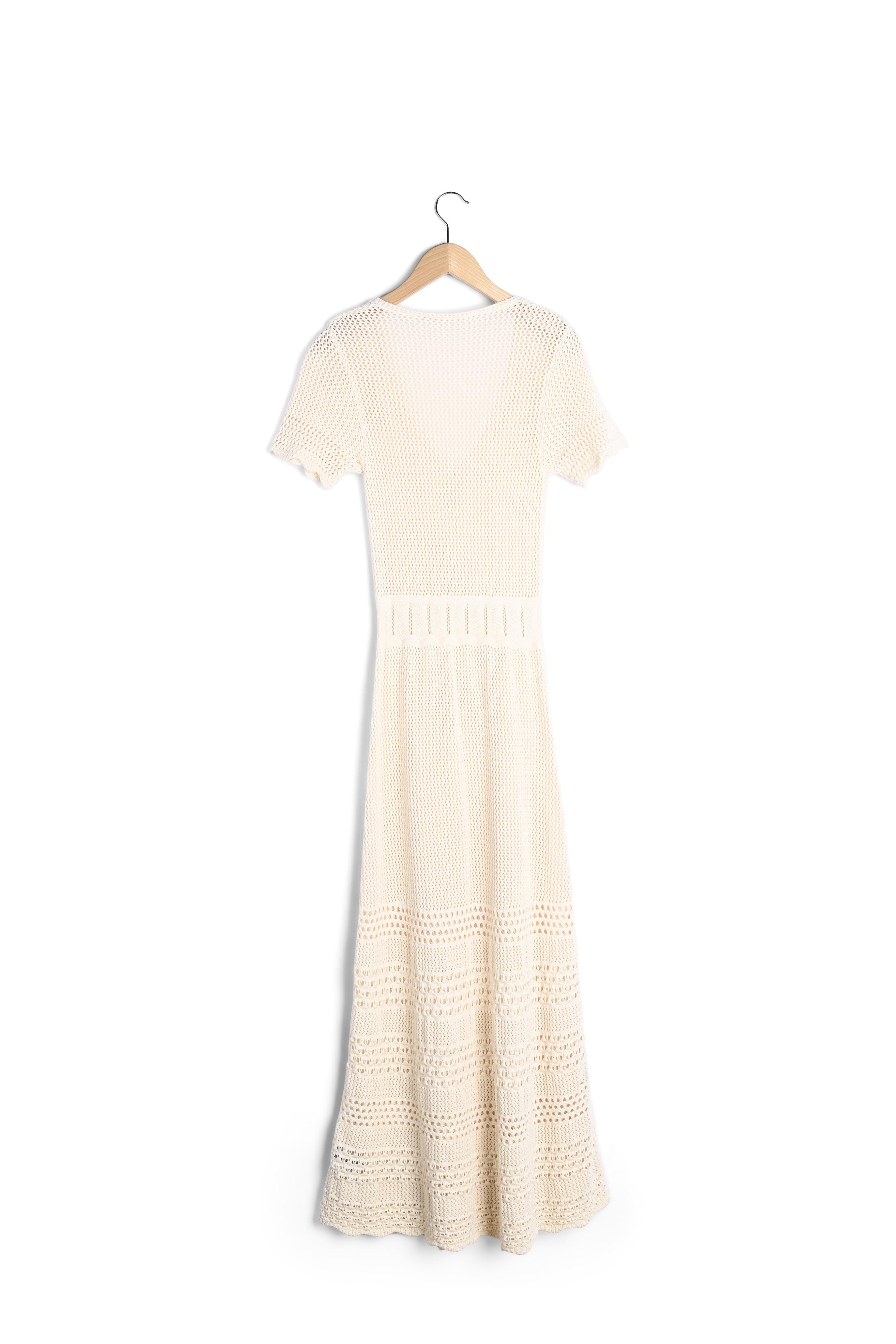 Robe longue en macramé - JOSH Faume - seconde main