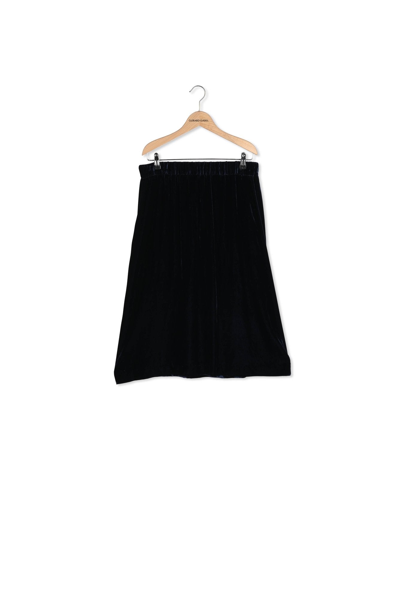 TALLY - Jupe midi velours Faume - seconde main