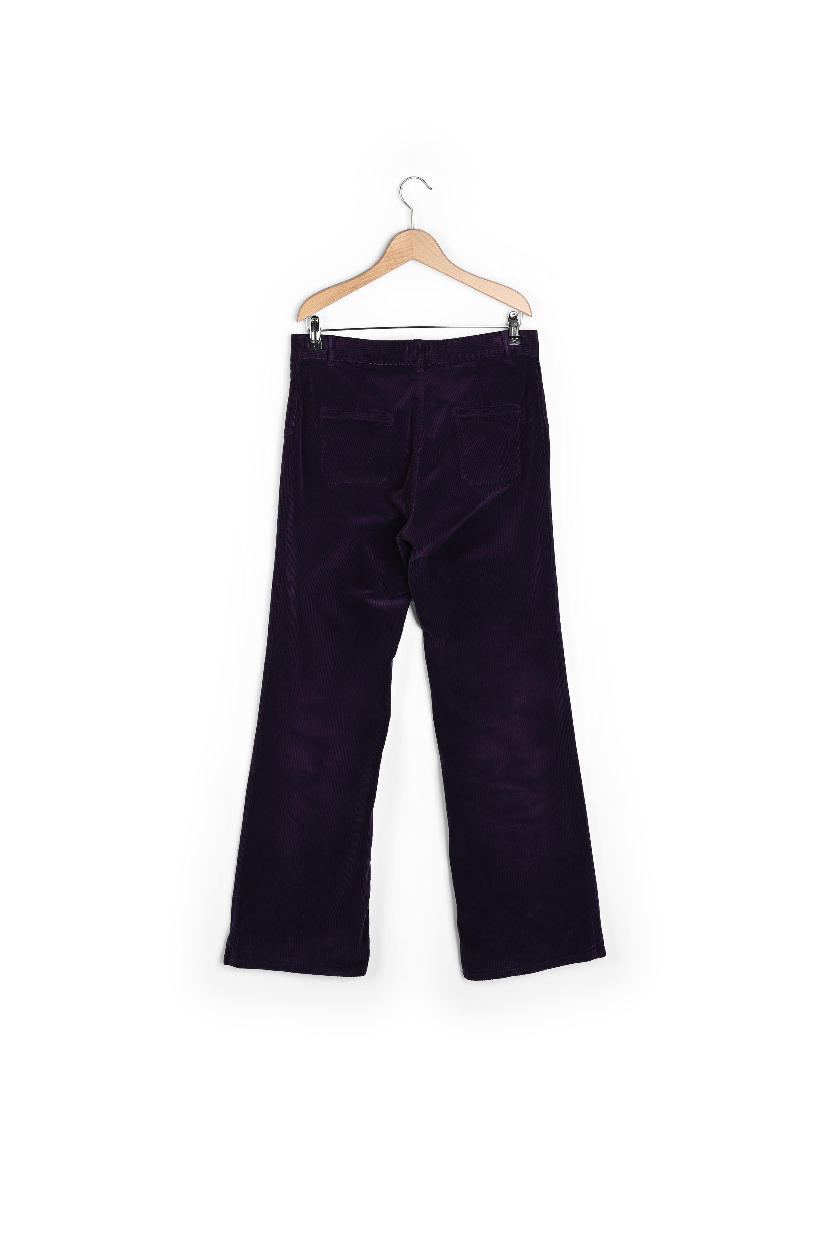 Pantalon flare en velours côtelé - ELVY Faume - seconde main