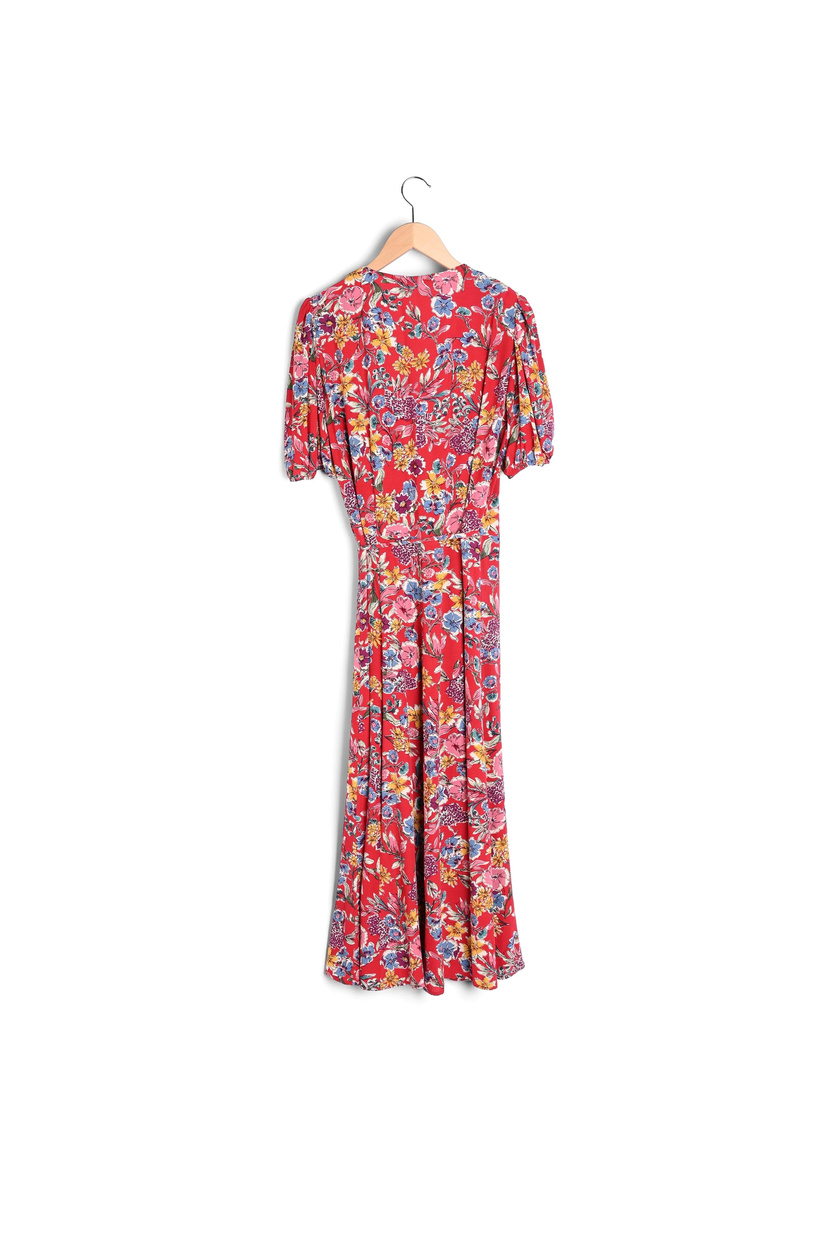 SICILE - Robe longue portefeuille Faume - seconde main