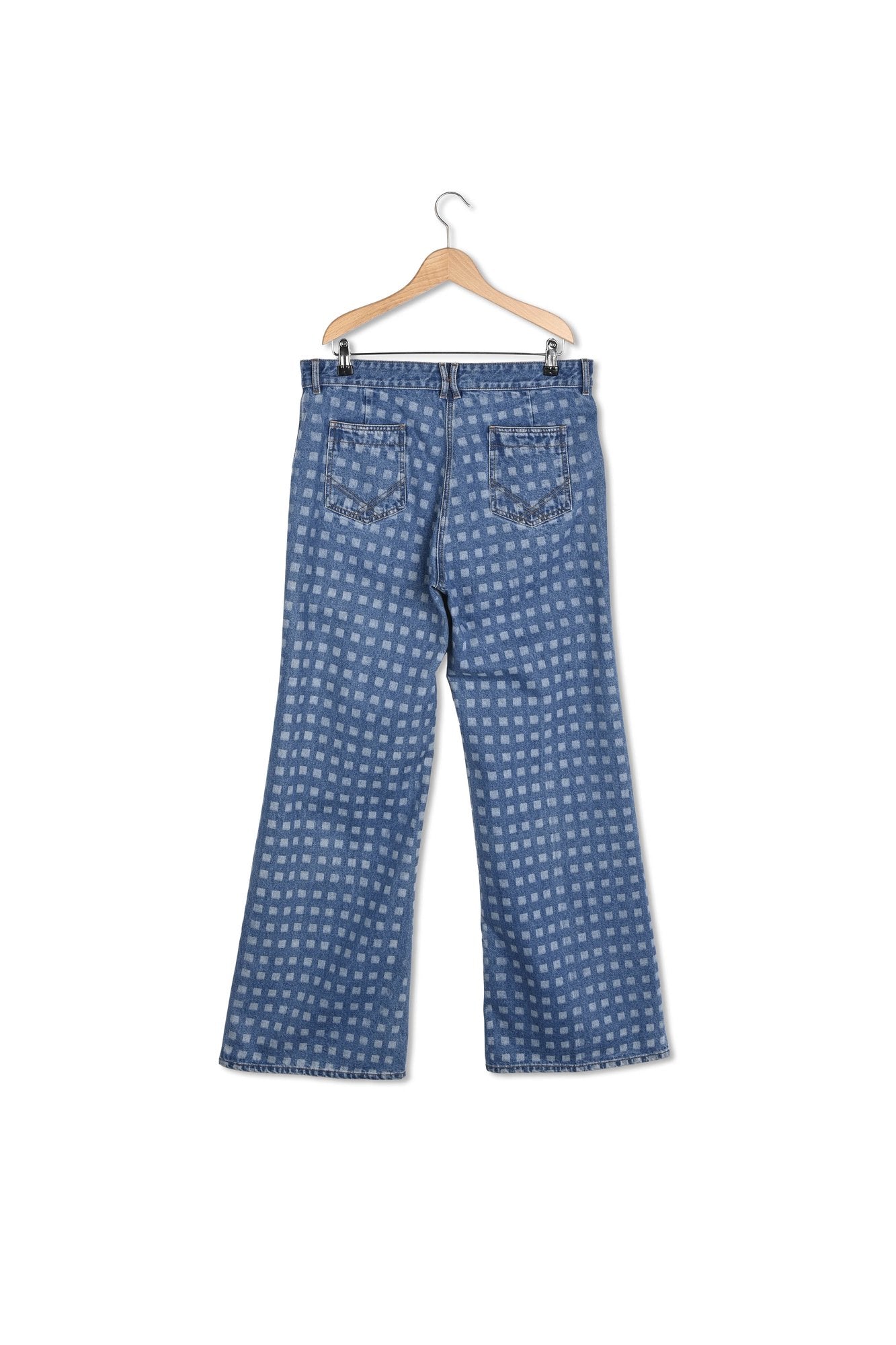 ANNA - Jean large taille haute avec jeu de délavage Faume - seconde main