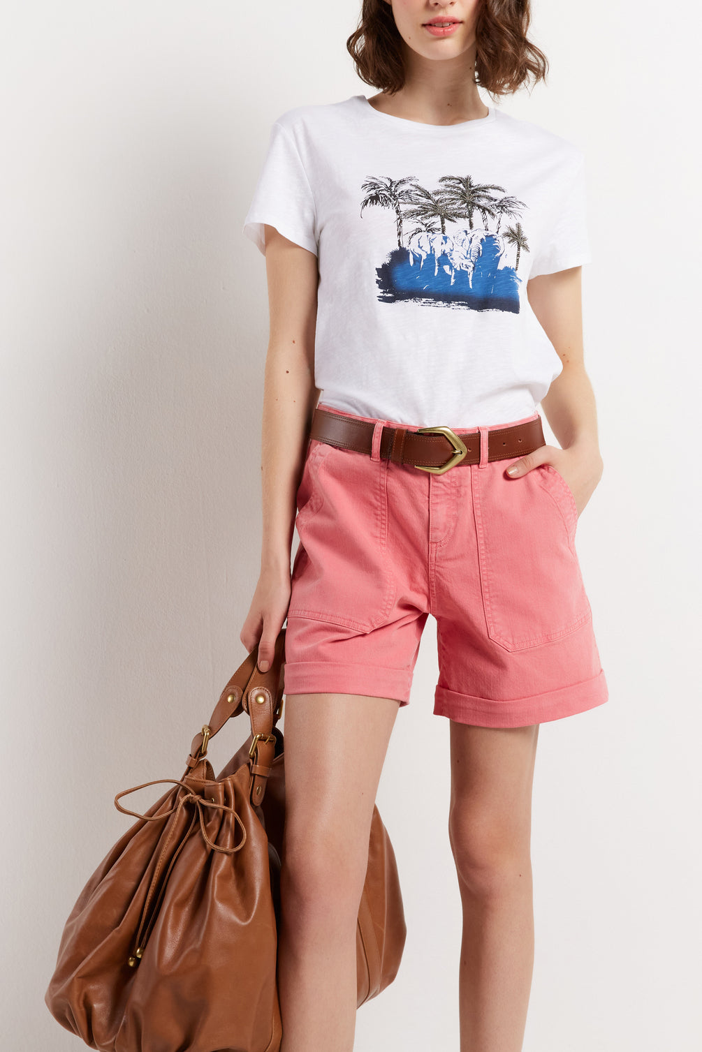 Short en denim coloré - ERICA Faume - seconde main