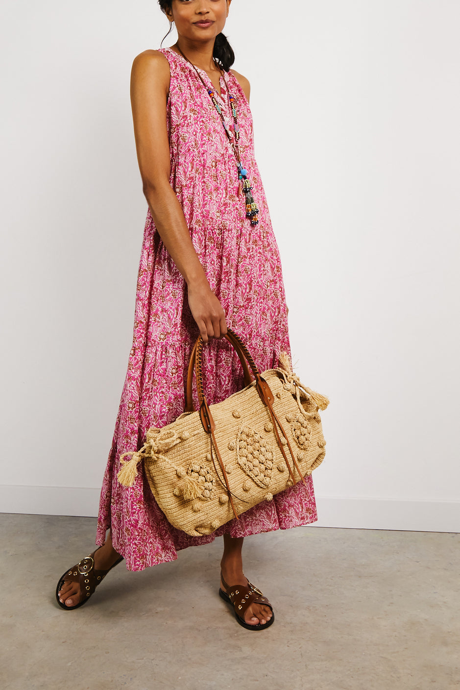 Robe sans manche à étages - JUNE Faume - seconde main