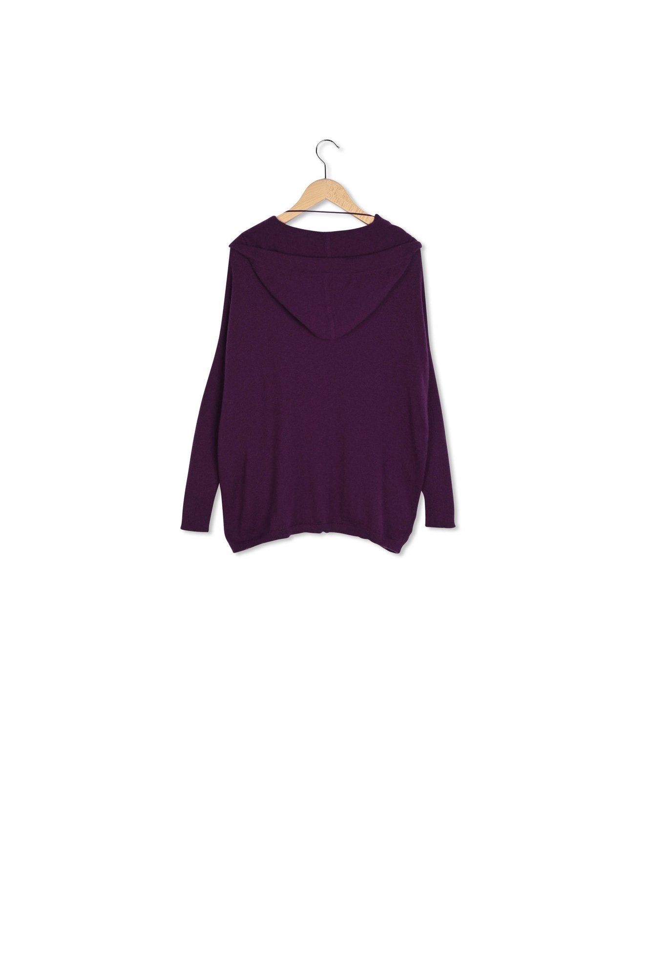 Pull oversize à capuche en cachemire - LALOU Faume - seconde main