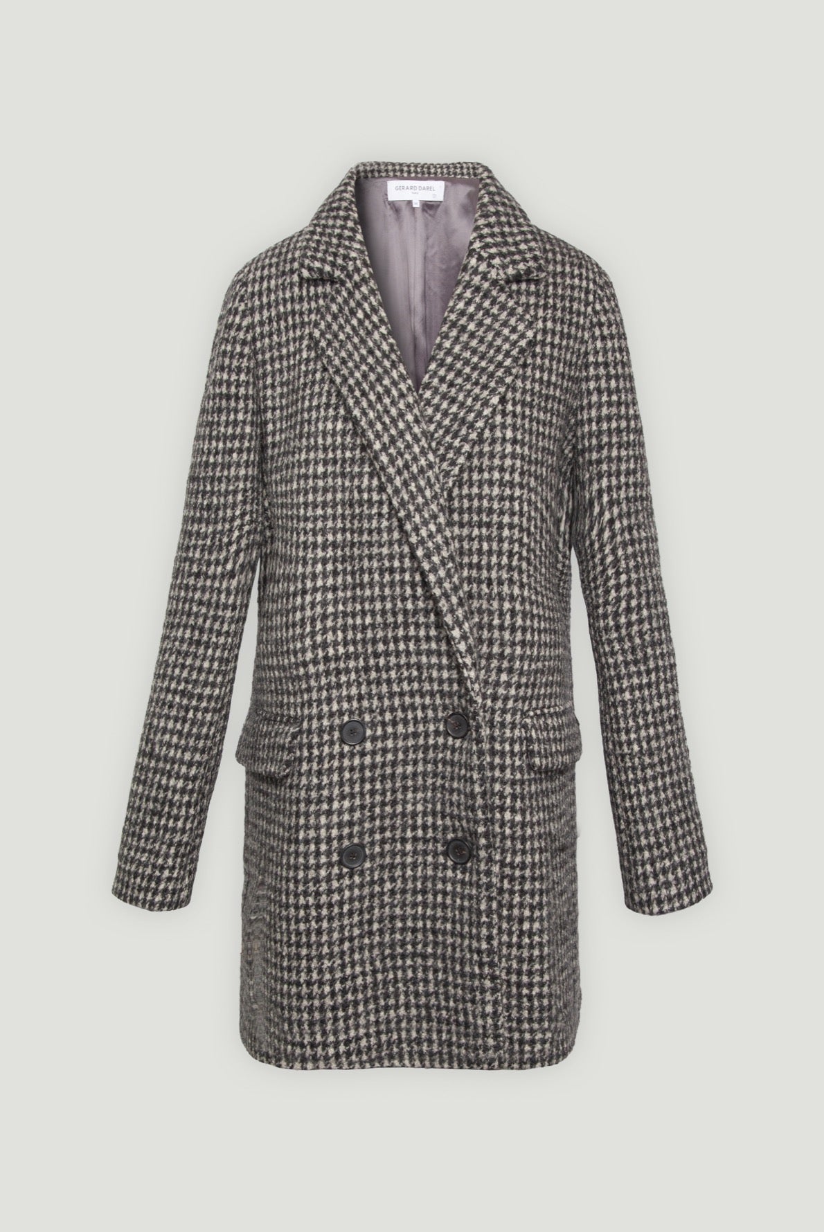 PANDI - Manteau court en laine vierge Faume - seconde main