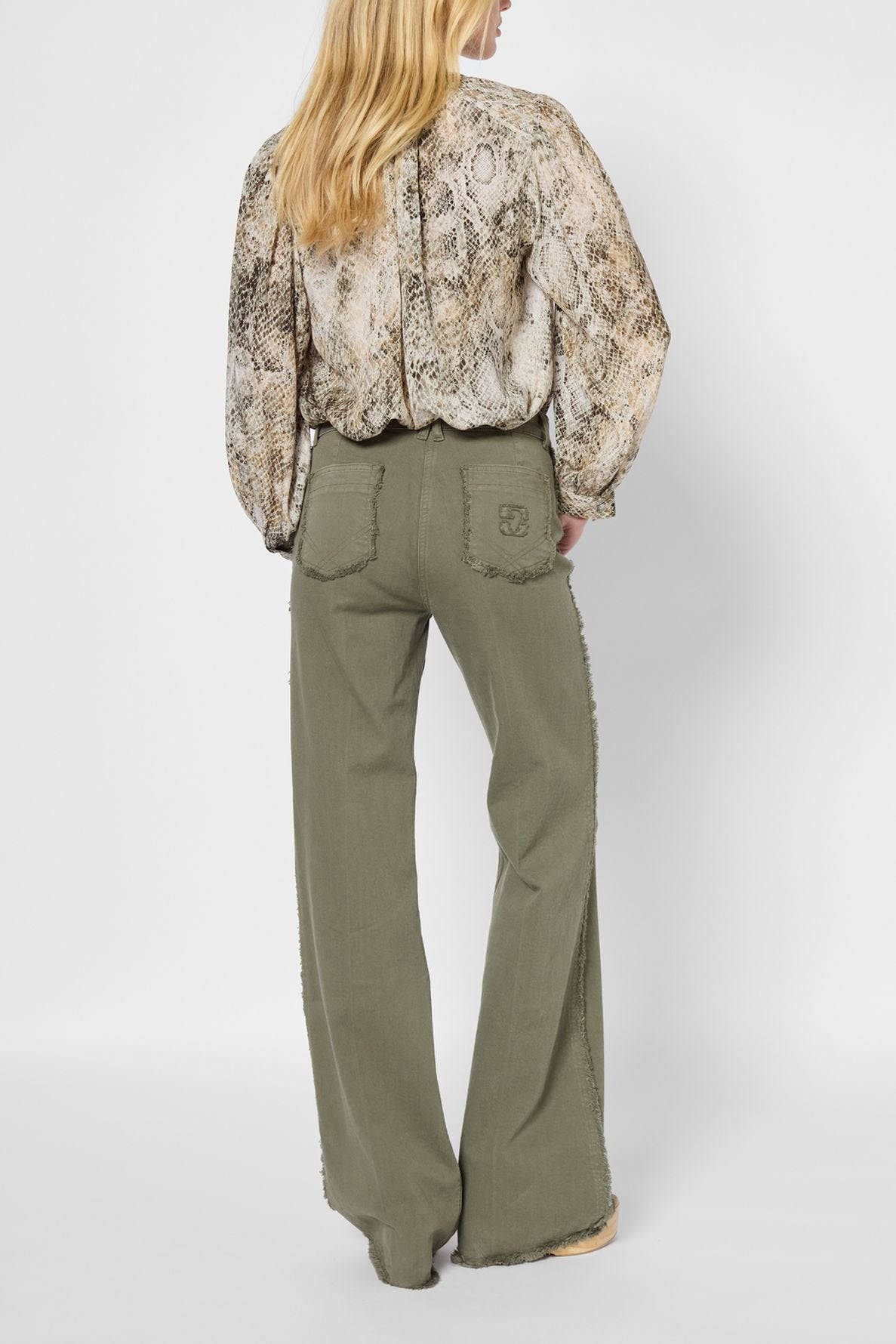 Blouse python - USSIA Faume - seconde main