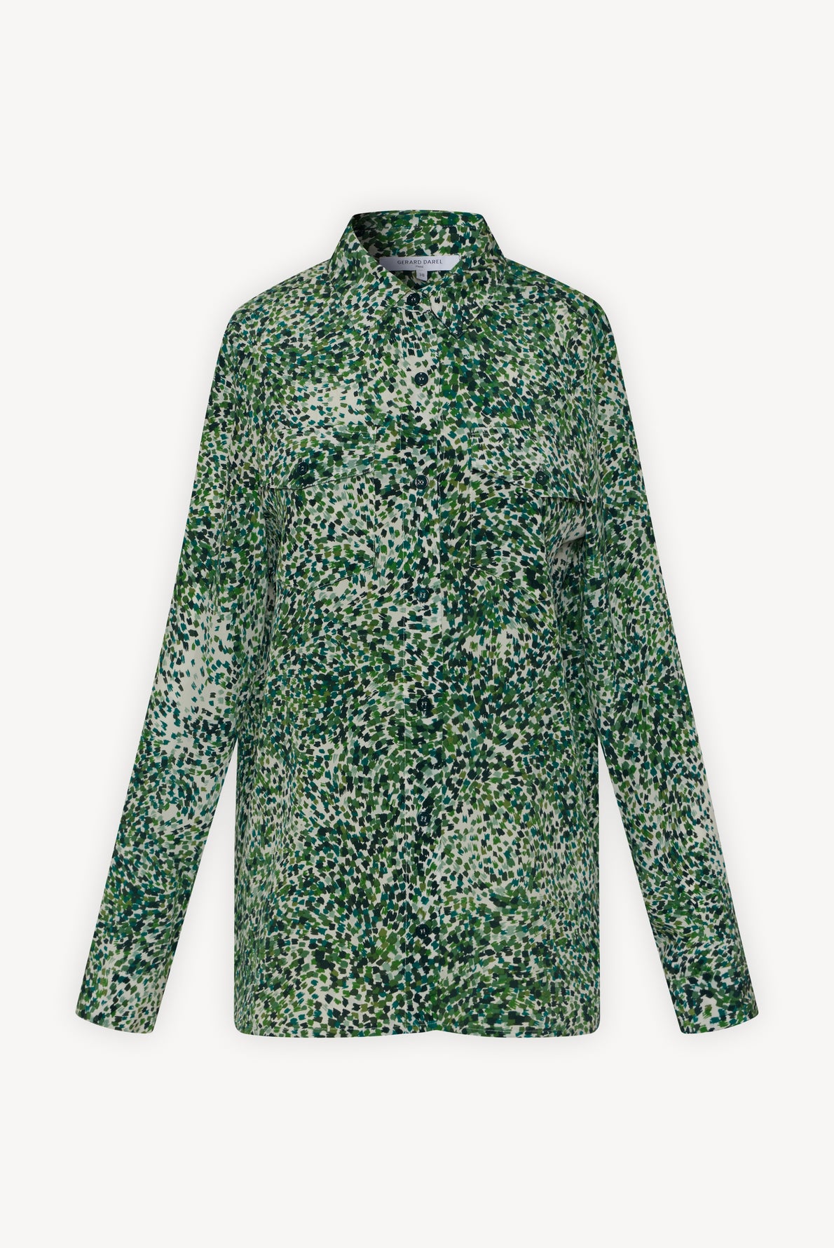 Chemise légère en soie imprimée - CASSIE Faume - seconde main