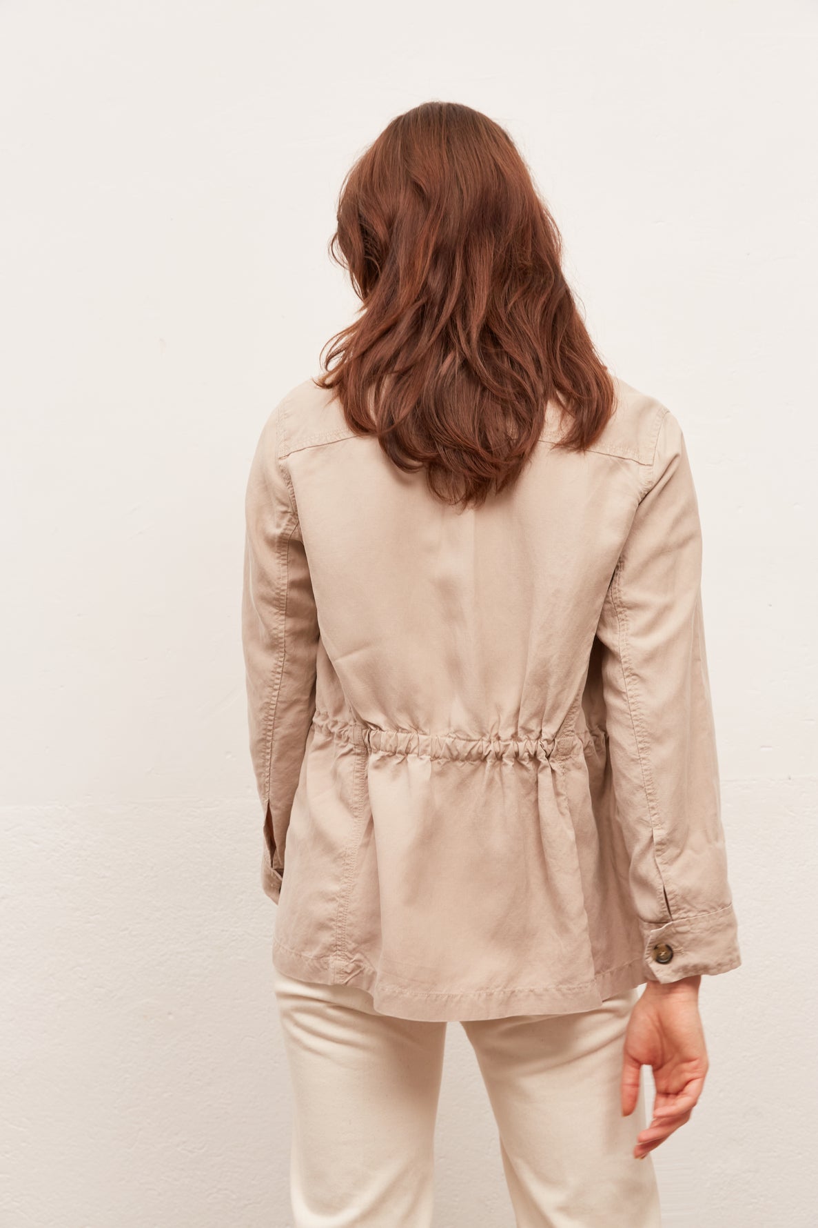 ALMA - Veste façon saharienne en lin mélangé Faume - seconde main