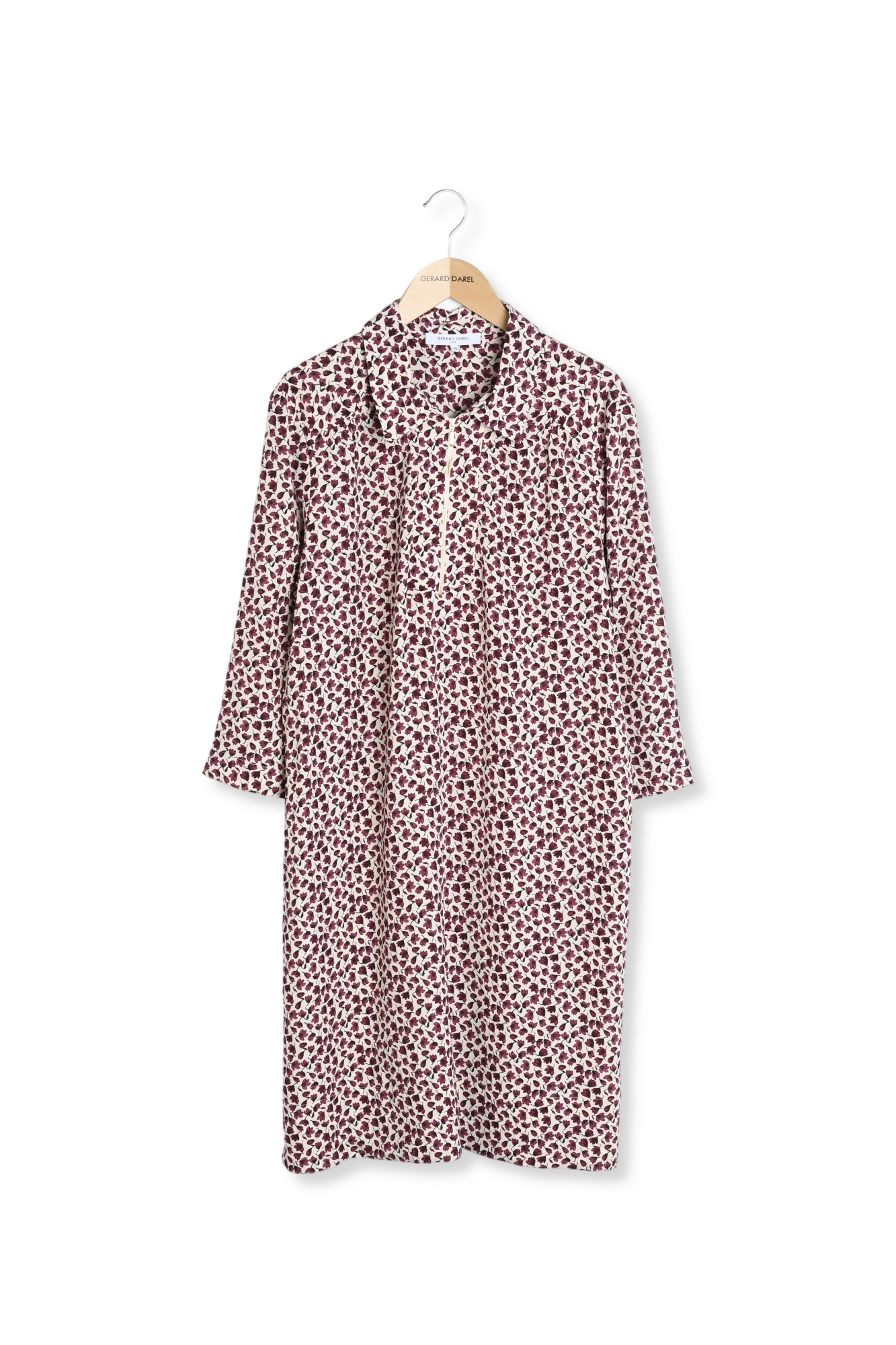 Robe courte zippée à fleurs - JORGIA Faume - seconde main