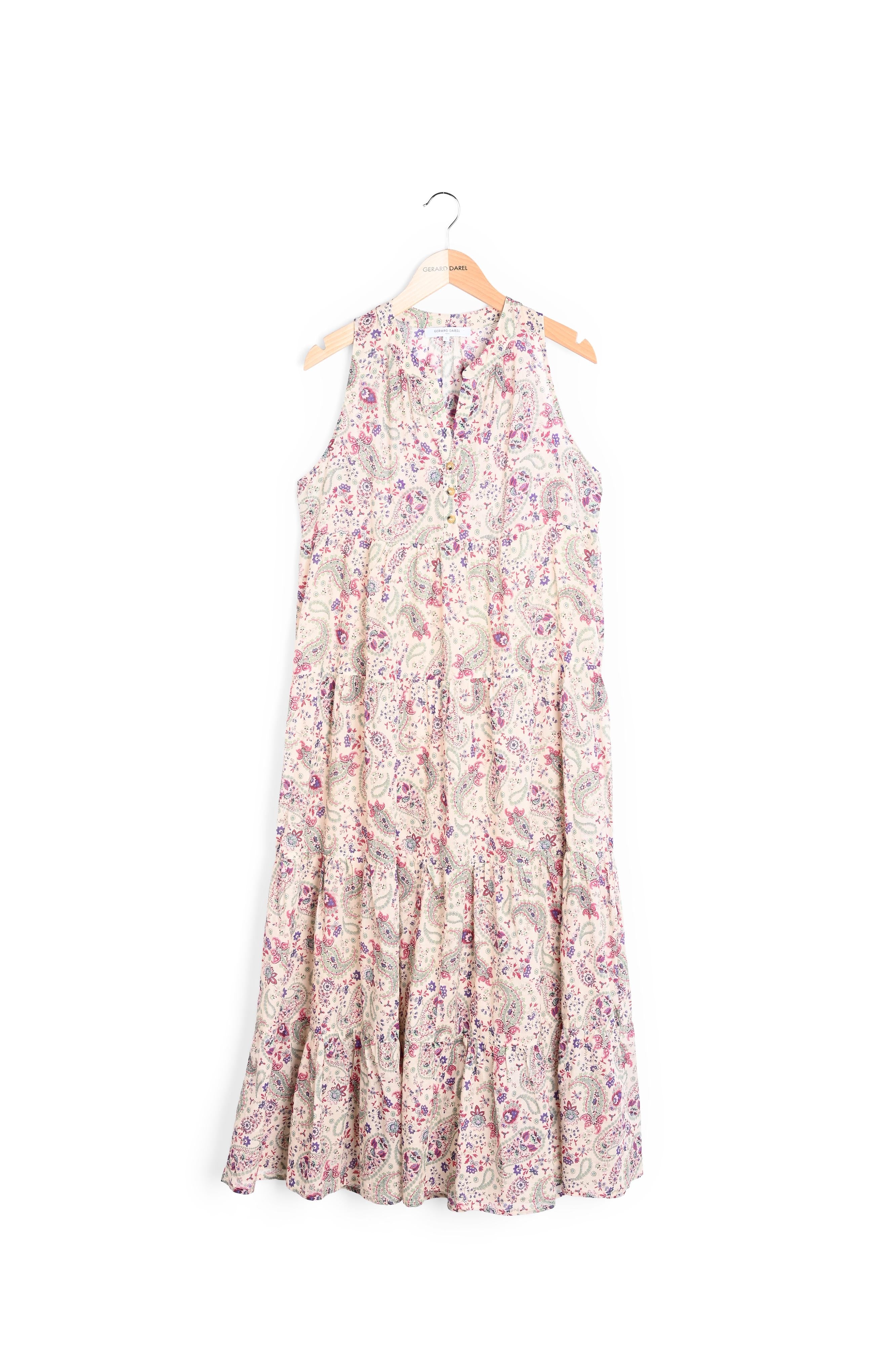 Robe longue en voile de coton - JAHNAEL Faume - seconde main