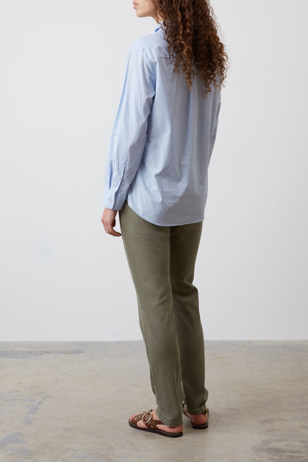 Chemise en popeline rayée - CANELLE Faume - seconde main