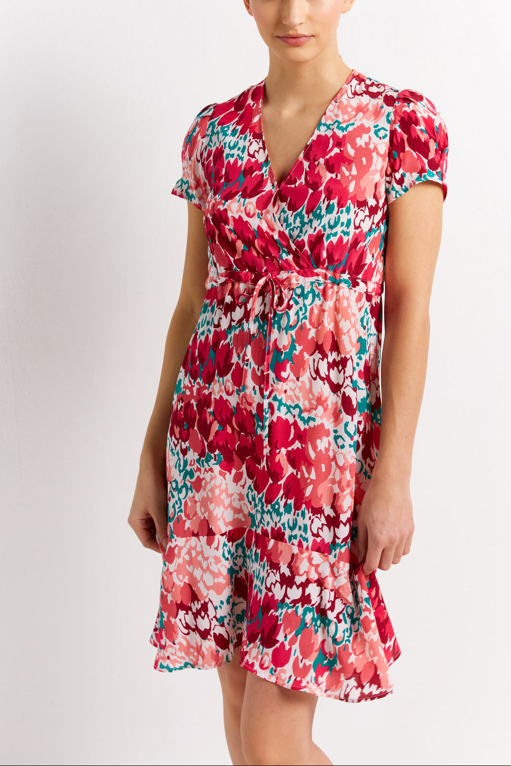 Robe fleurie cache-c½ur - JOY Faume - seconde main