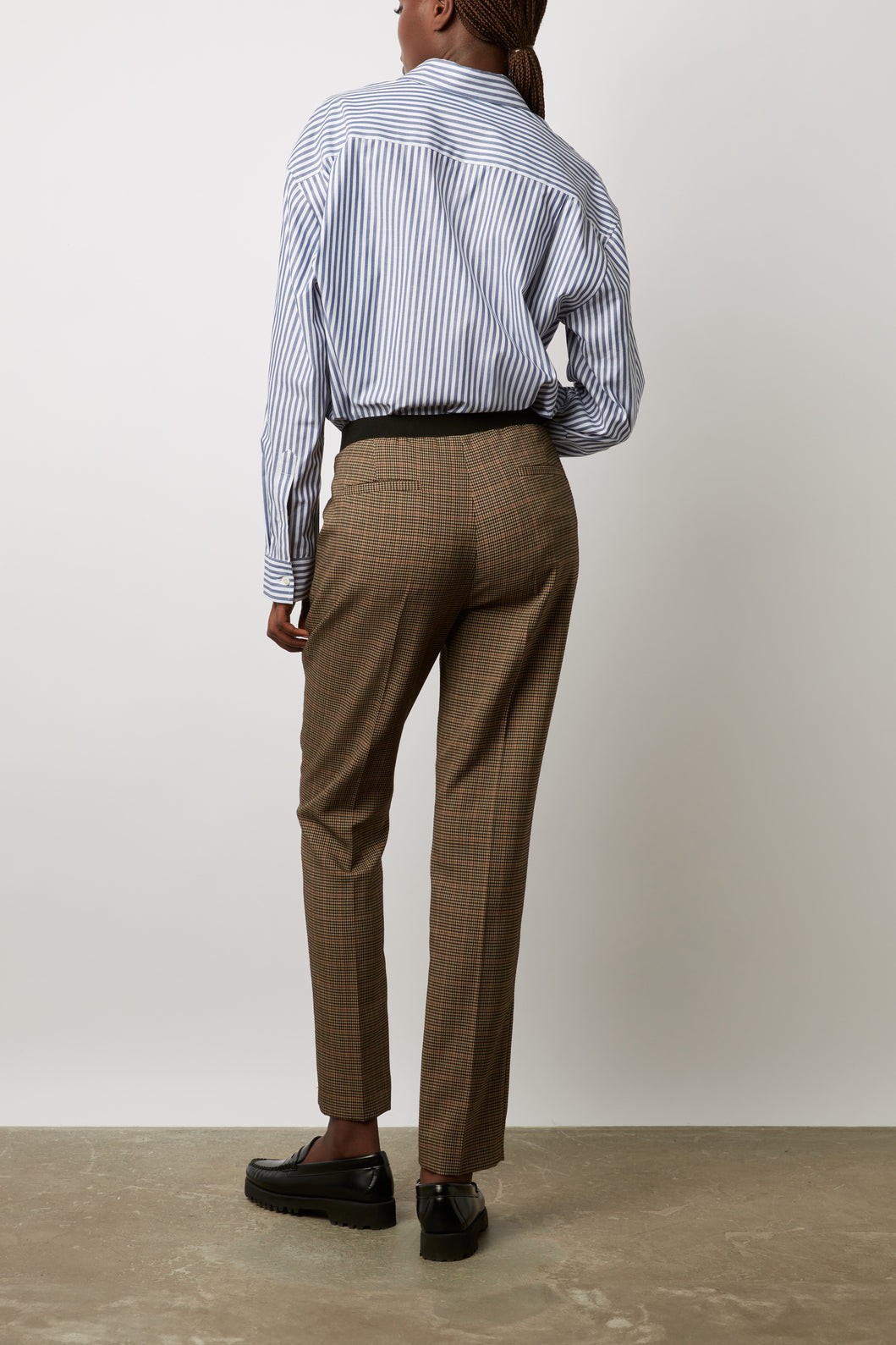 Pantalon droit imprimé pied de puce - EDGARD Faume - seconde main