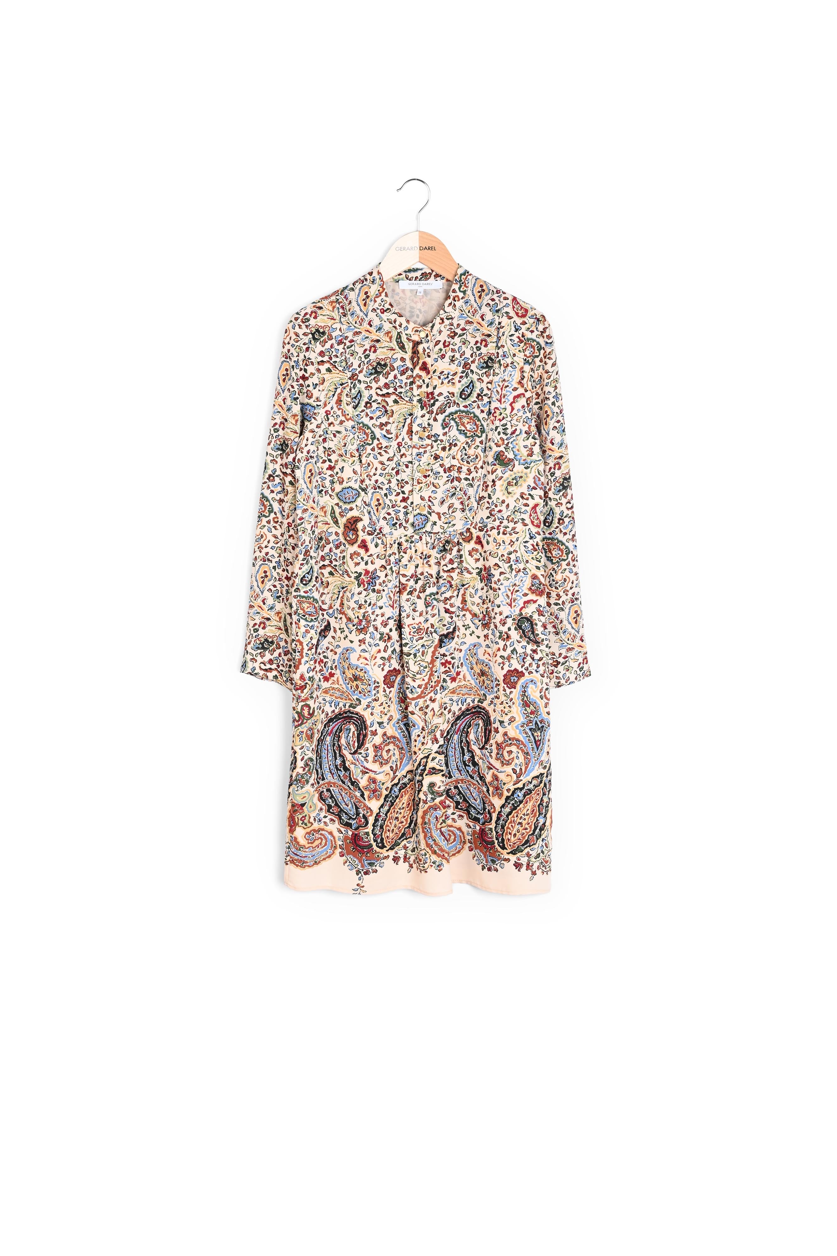 Thiane - Robe courte à imprimé cachemire Faume - seconde main