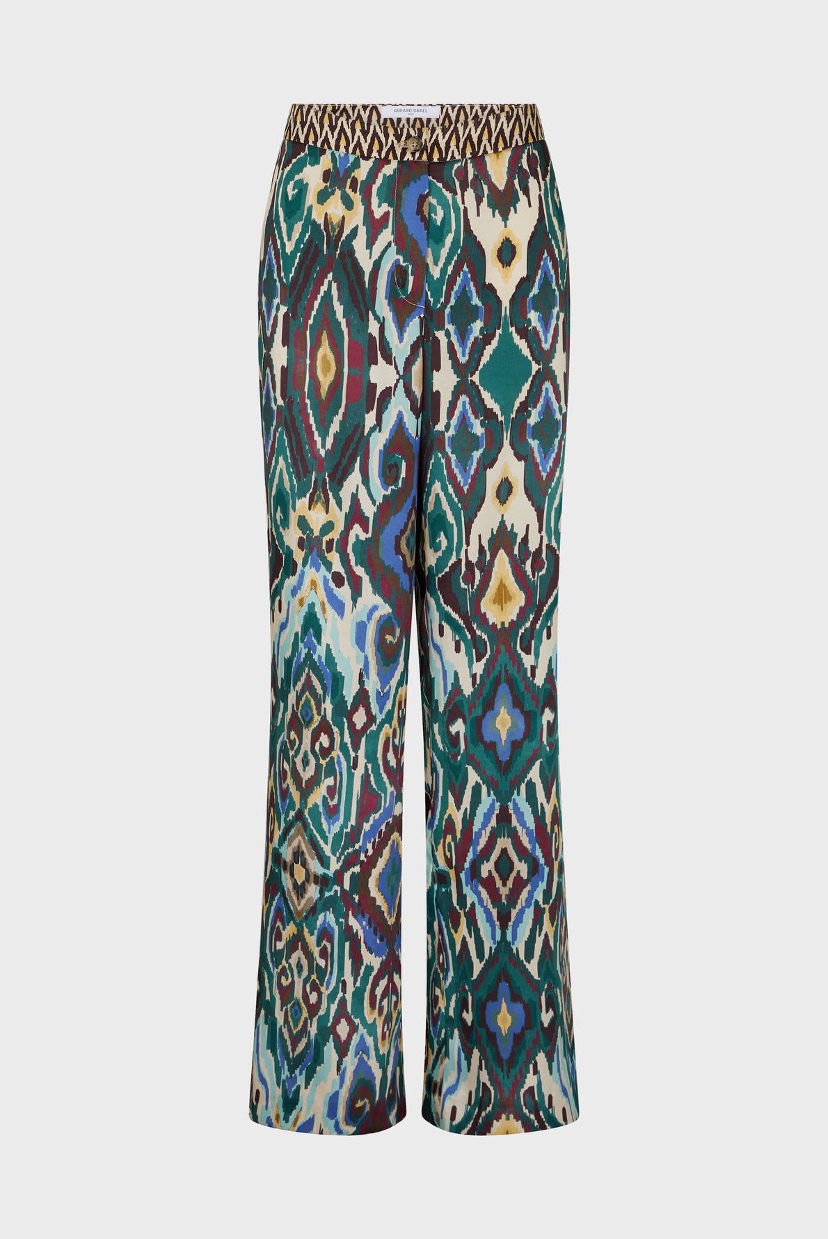 Pantalon large à motifs Ikat - ELEONA Faume - seconde main