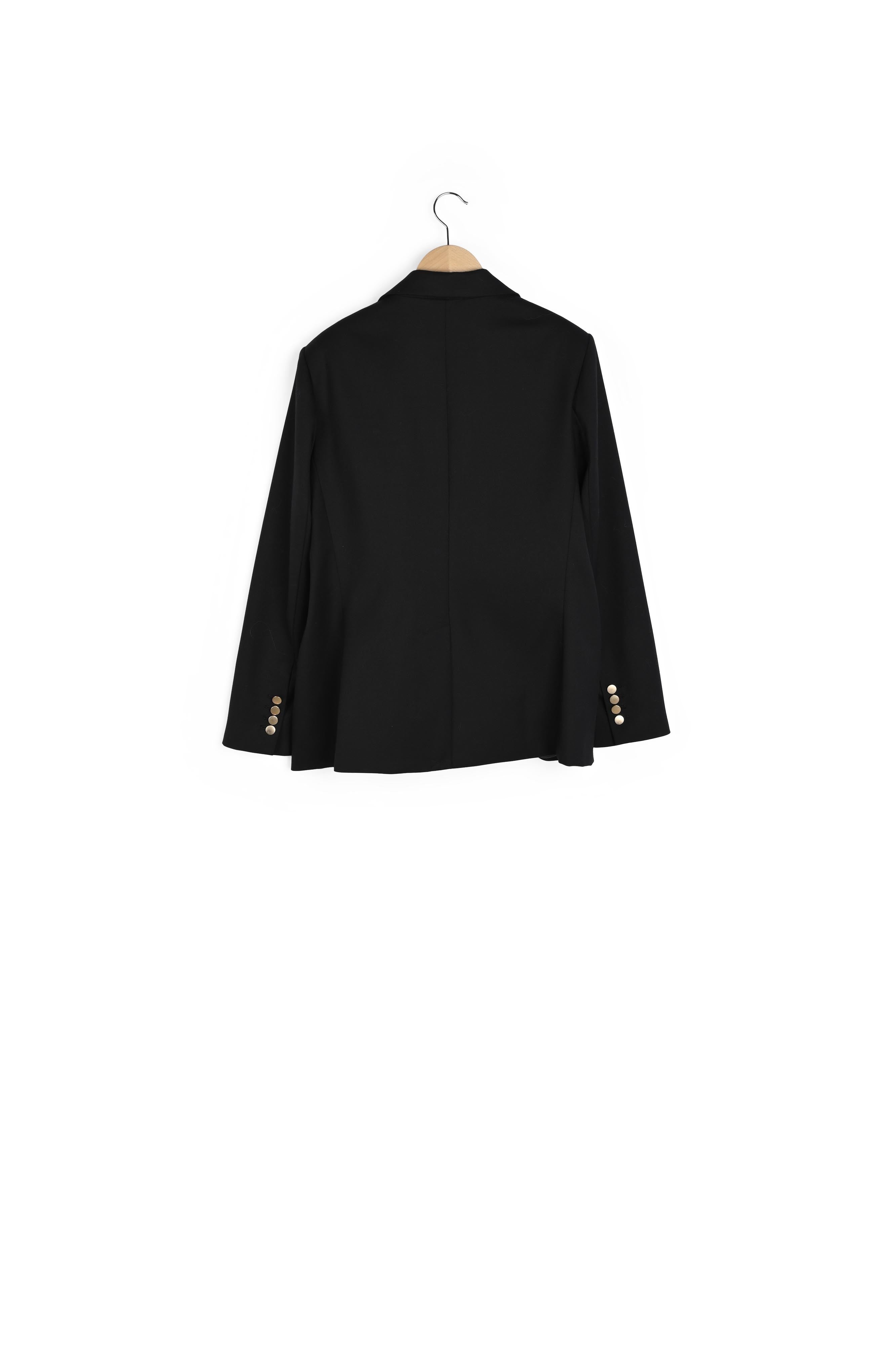Babeth - Veste de blazer en laine mélangée Faume - seconde main
