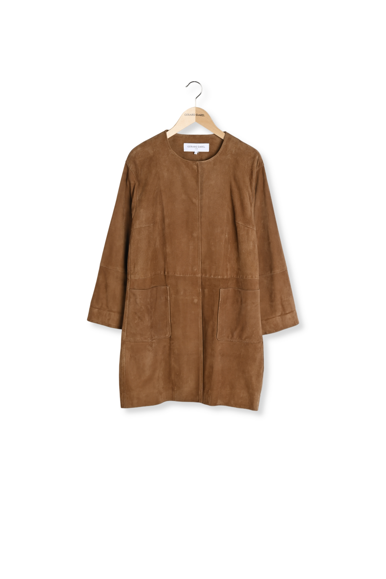 Manteau court en chèvre velours - GIANNA Faume - seconde main
