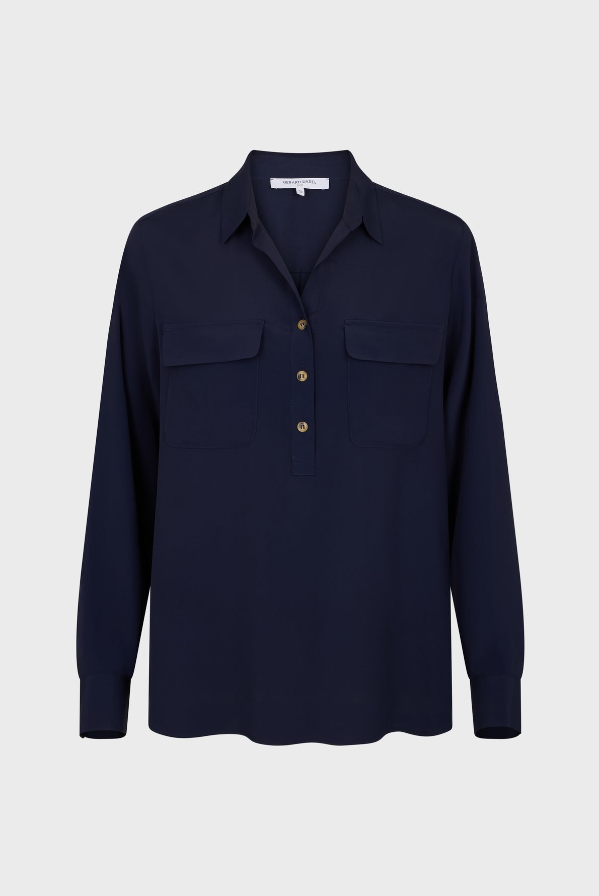 Blouse en mélange de soie - CARINE Faume - seconde main