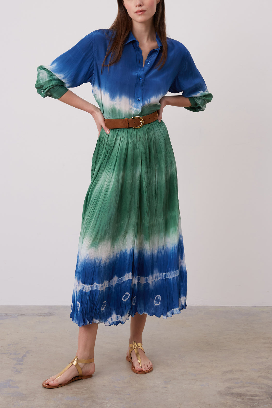 Jupe longue Tie and Dye - BABETH Faume - seconde main