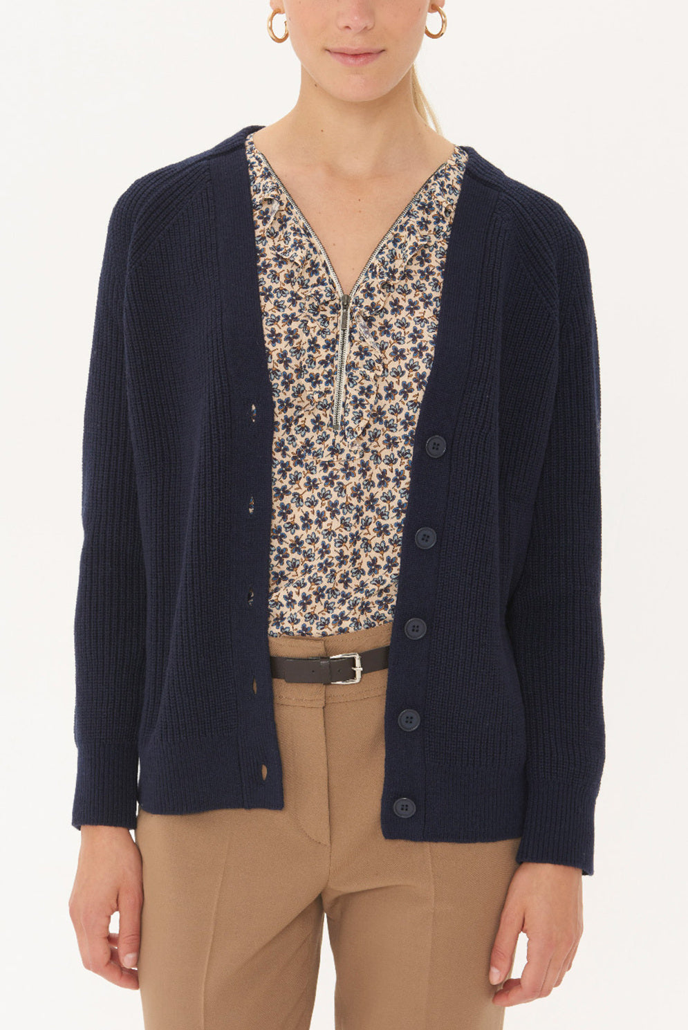 SAVANA - Cardigan oversize en laine Faume - seconde main