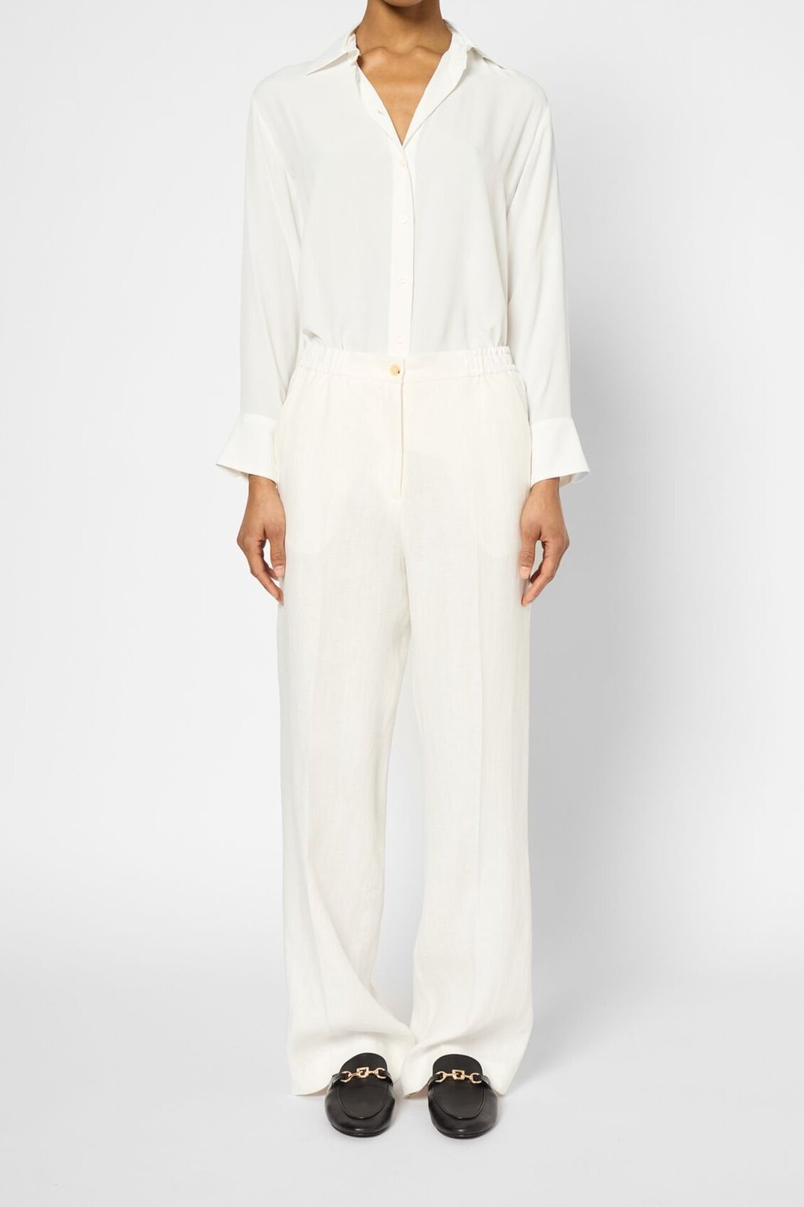 Pantalon large en lin - LENE Faume - seconde main