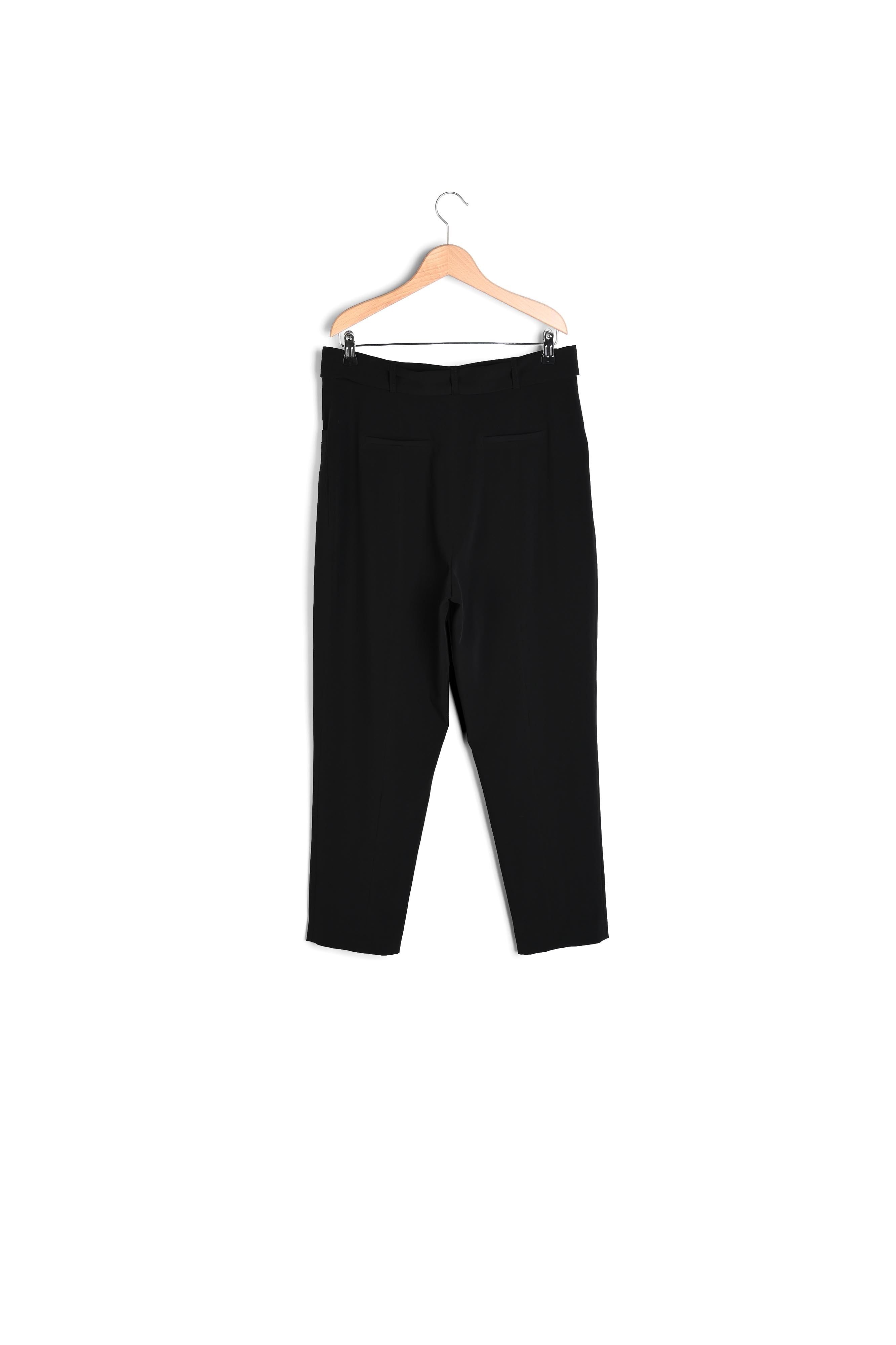 MARLONE - Pantalon large 7/8 en crêpe Faume - seconde main