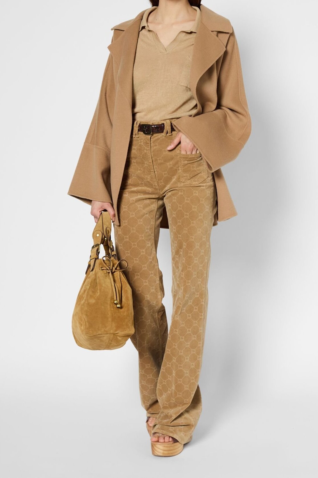 Manteau court ceinturé - STELLA Faume - seconde main