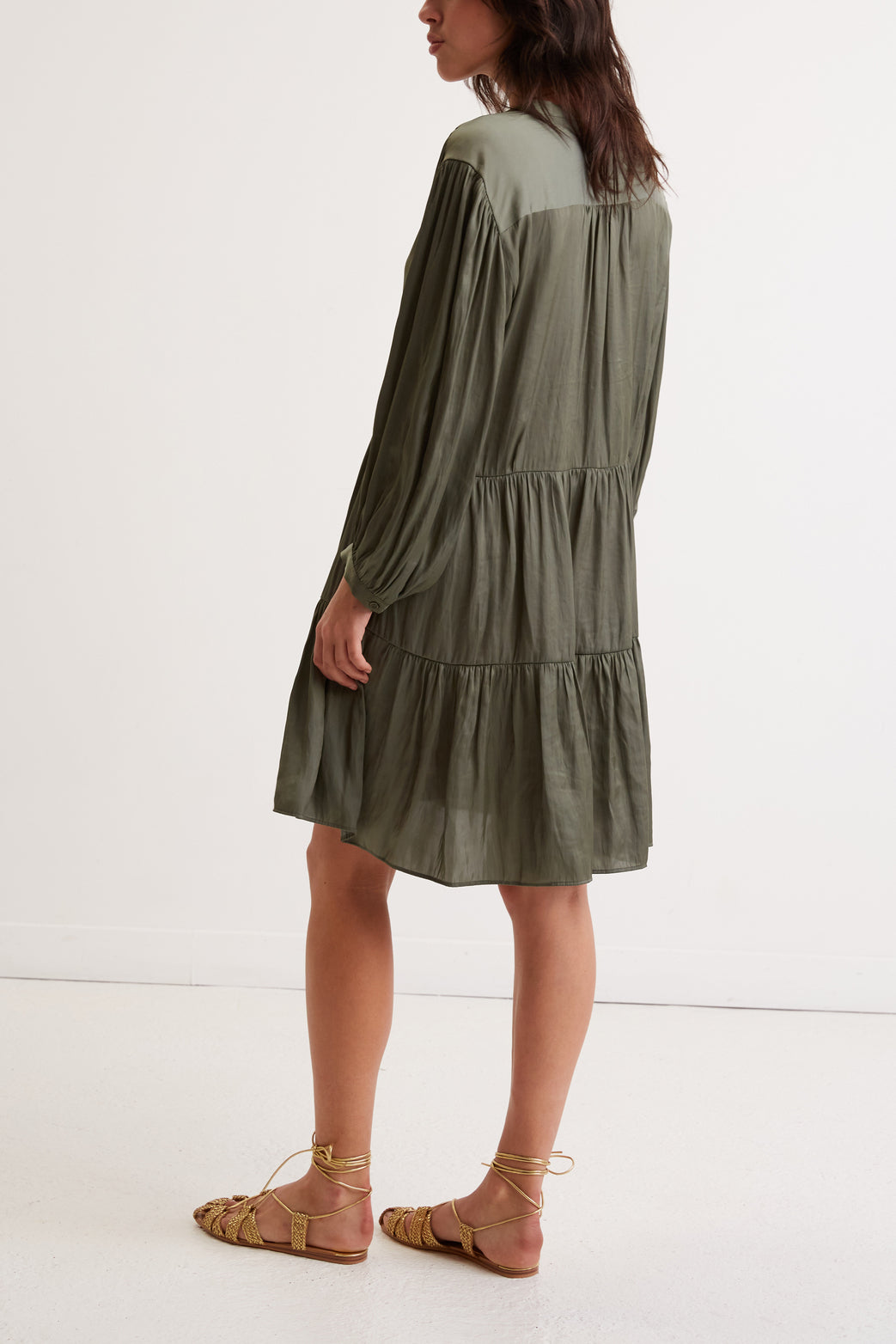 Robe courte satinée - JAUFREY Faume - seconde main