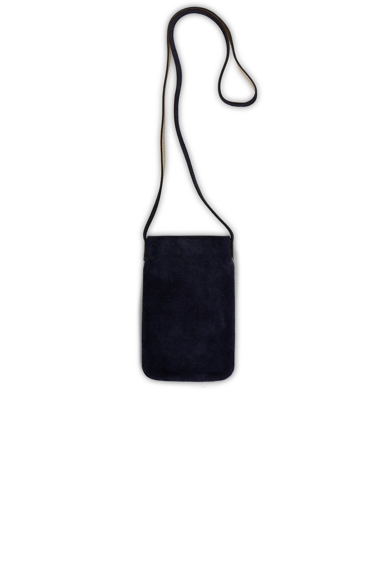 Porte téléphone en cuir velours intérieur métallisé - LADYPHONE Faume - seconde main