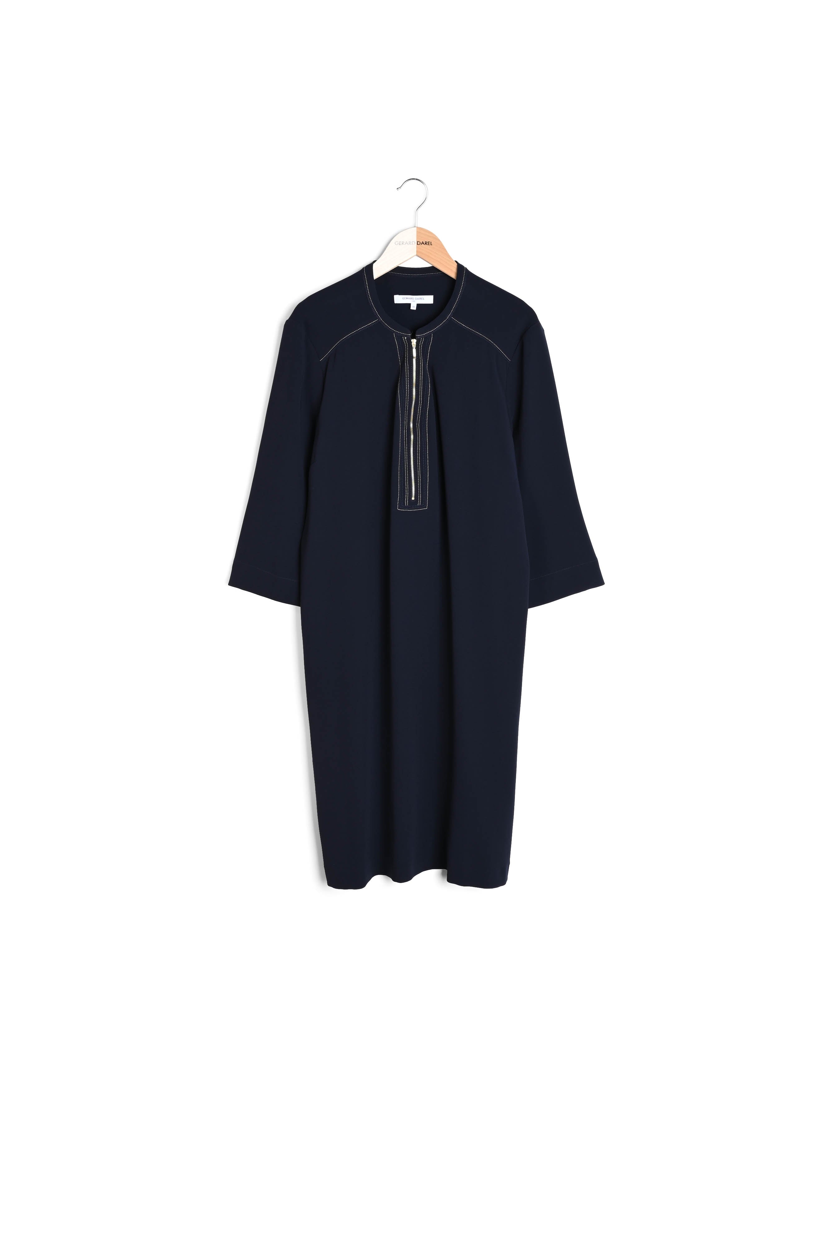 Robe mi-longue col zippé - ELIFF Faume - seconde main