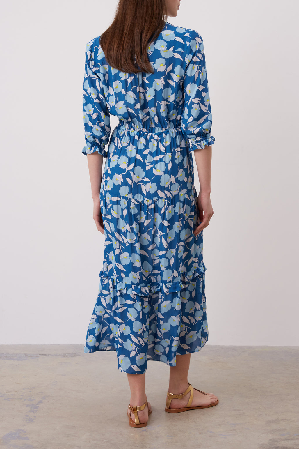 Robe longue Pivoines - ANNEA Faume - seconde main