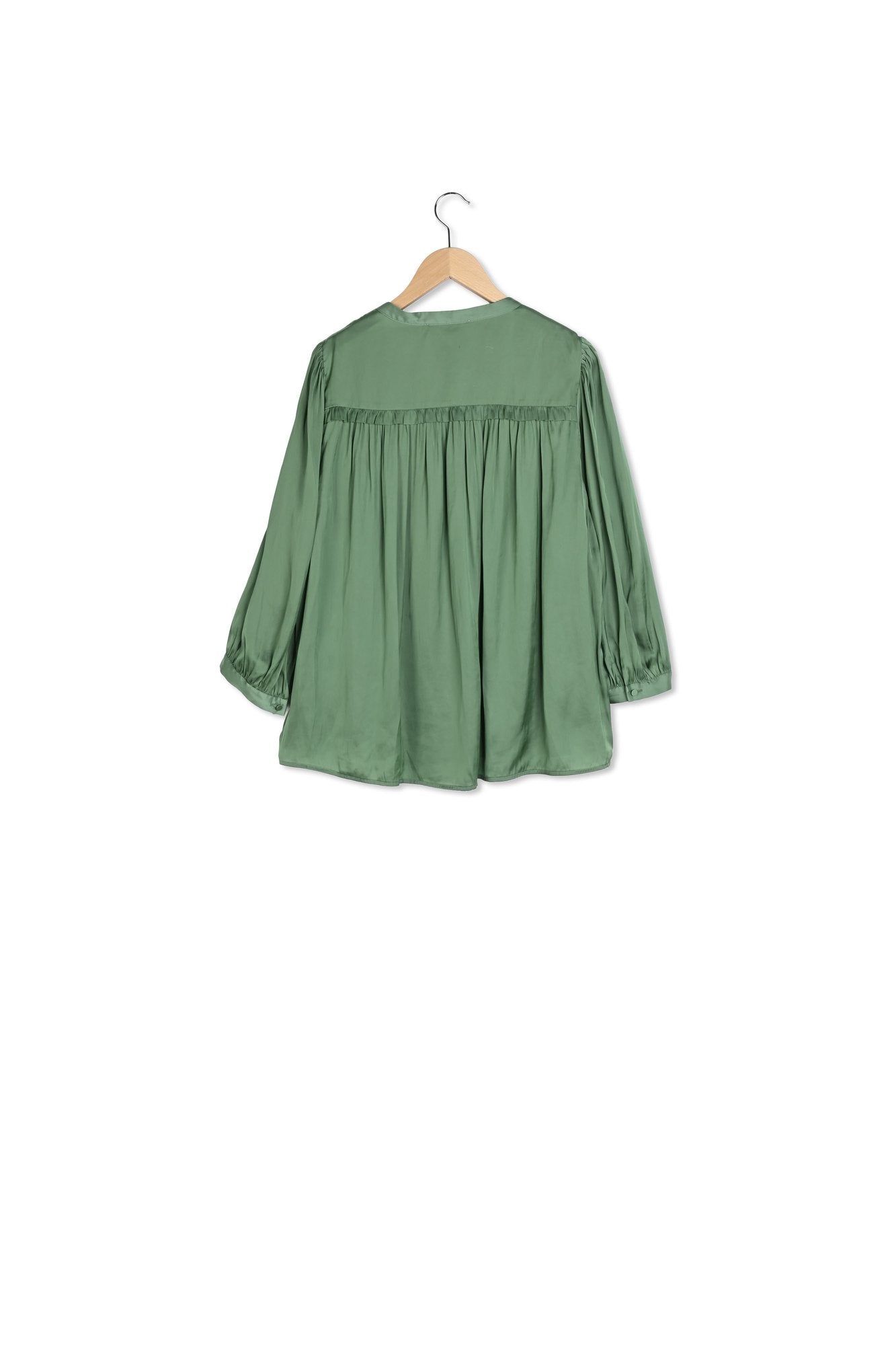 Blouse volantée à smocks Faume - seconde main