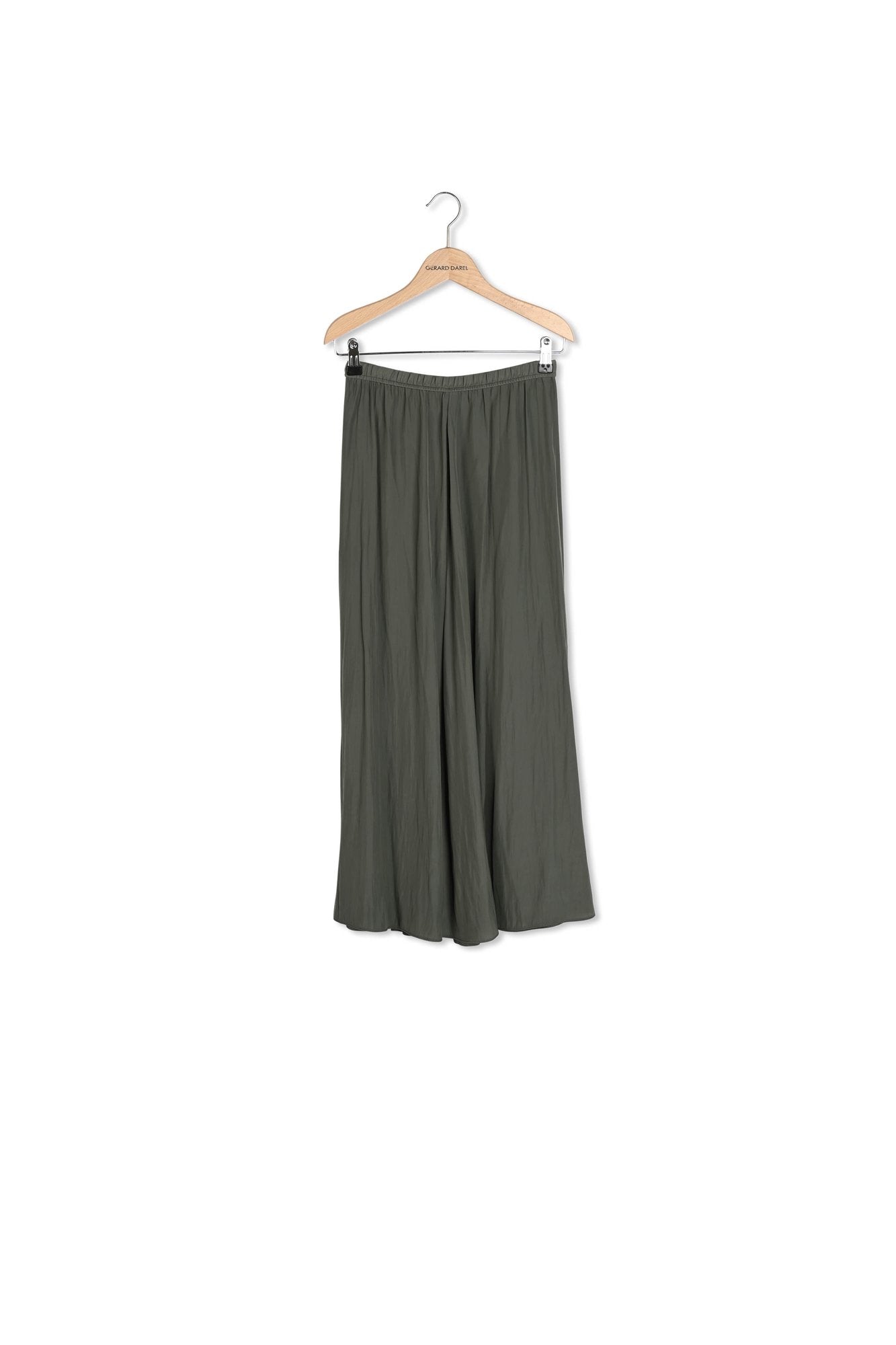 Jupe midi en satin plissé - DENISA Faume - seconde main