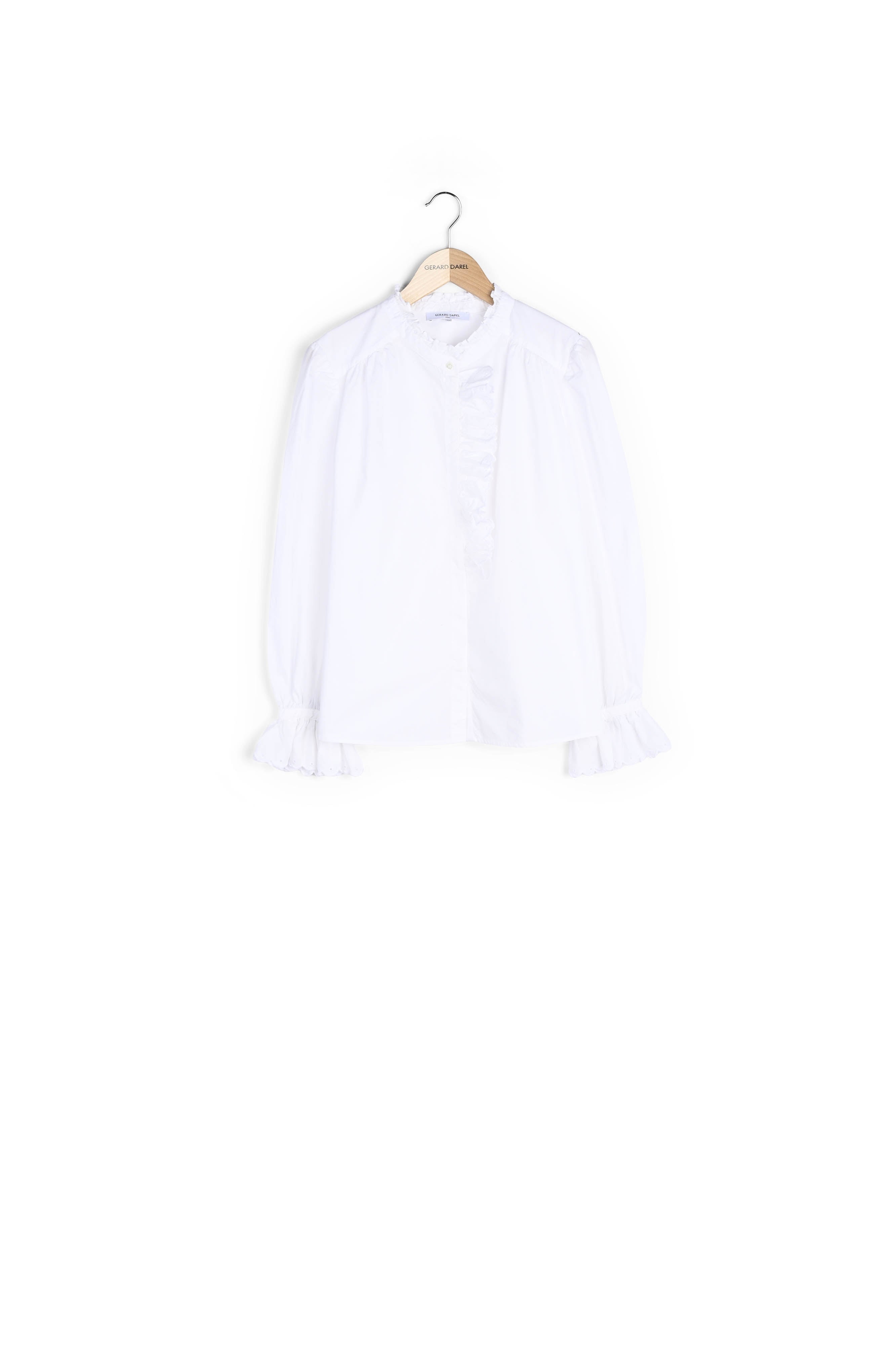 Chemise romantique en popeline - CHRISTINE Faume - seconde main