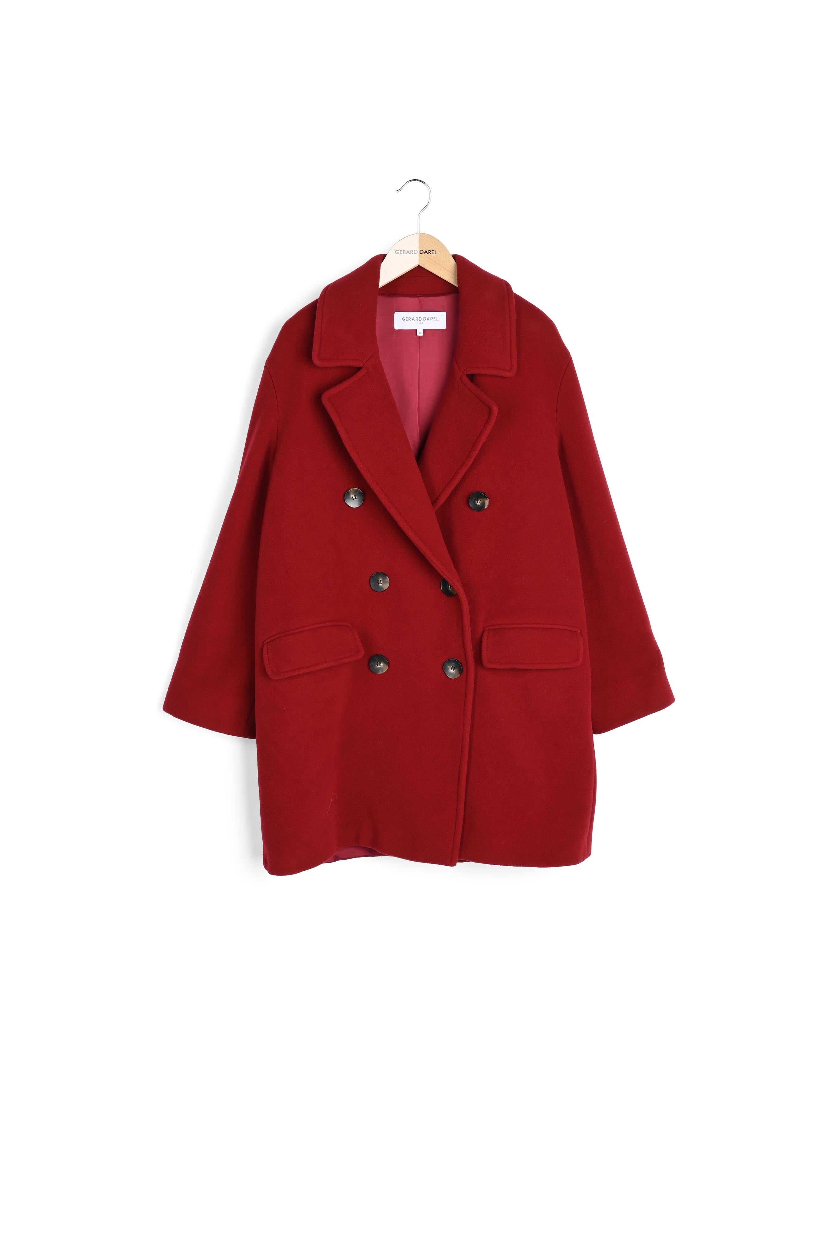 Manteau droit à double boutonnage - SIEM Faume - seconde main