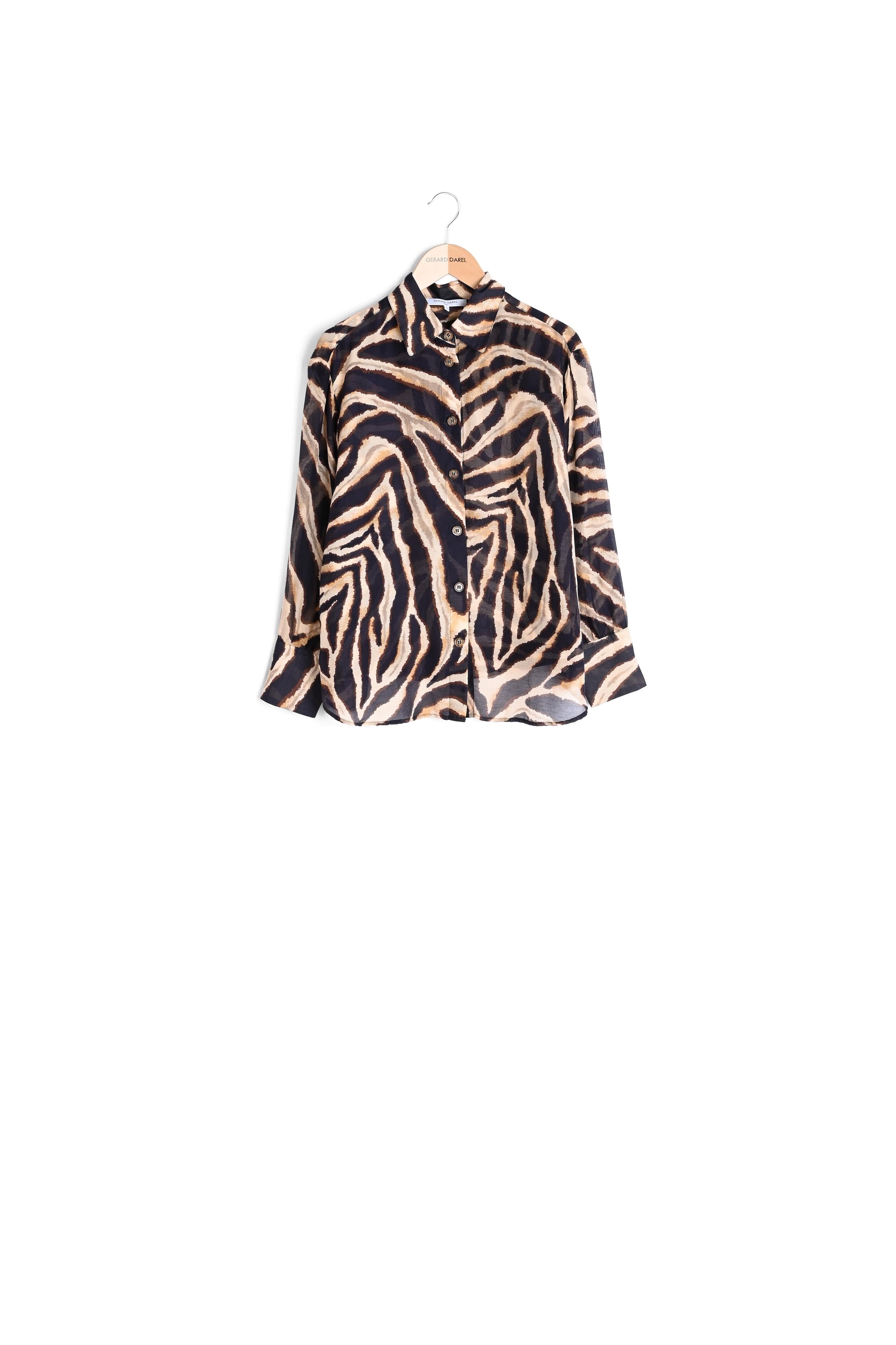 NAIS - chemise à imprimé animalier Faume - seconde main