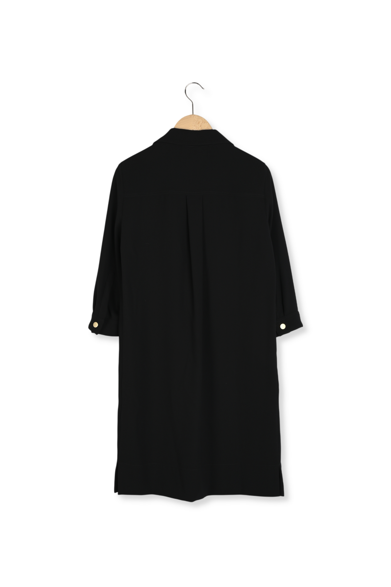 SOLANGE - Robe-chemise en crêpe Faume - seconde main