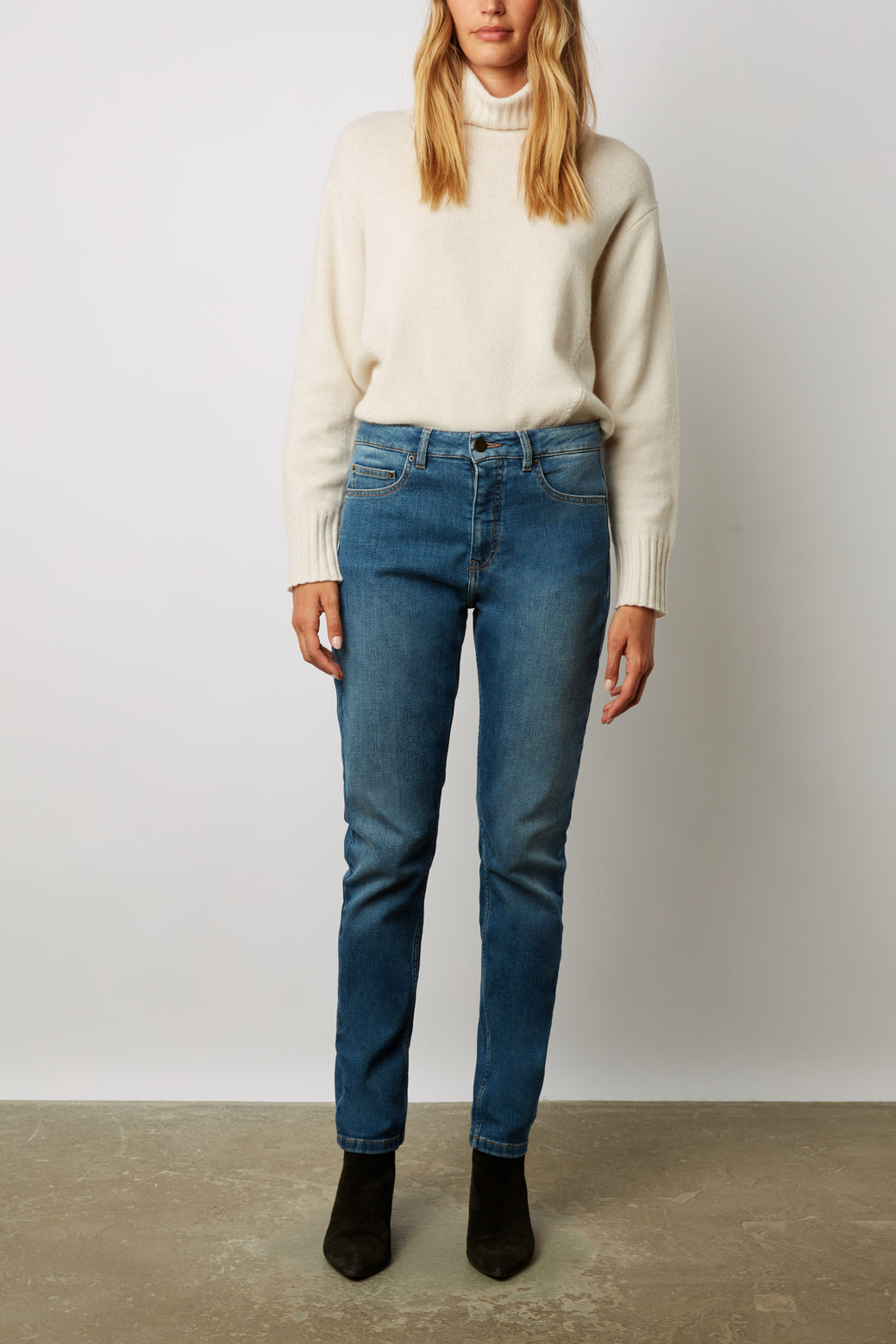 Jean slim brut délavé - ELEVEN Faume - seconde main