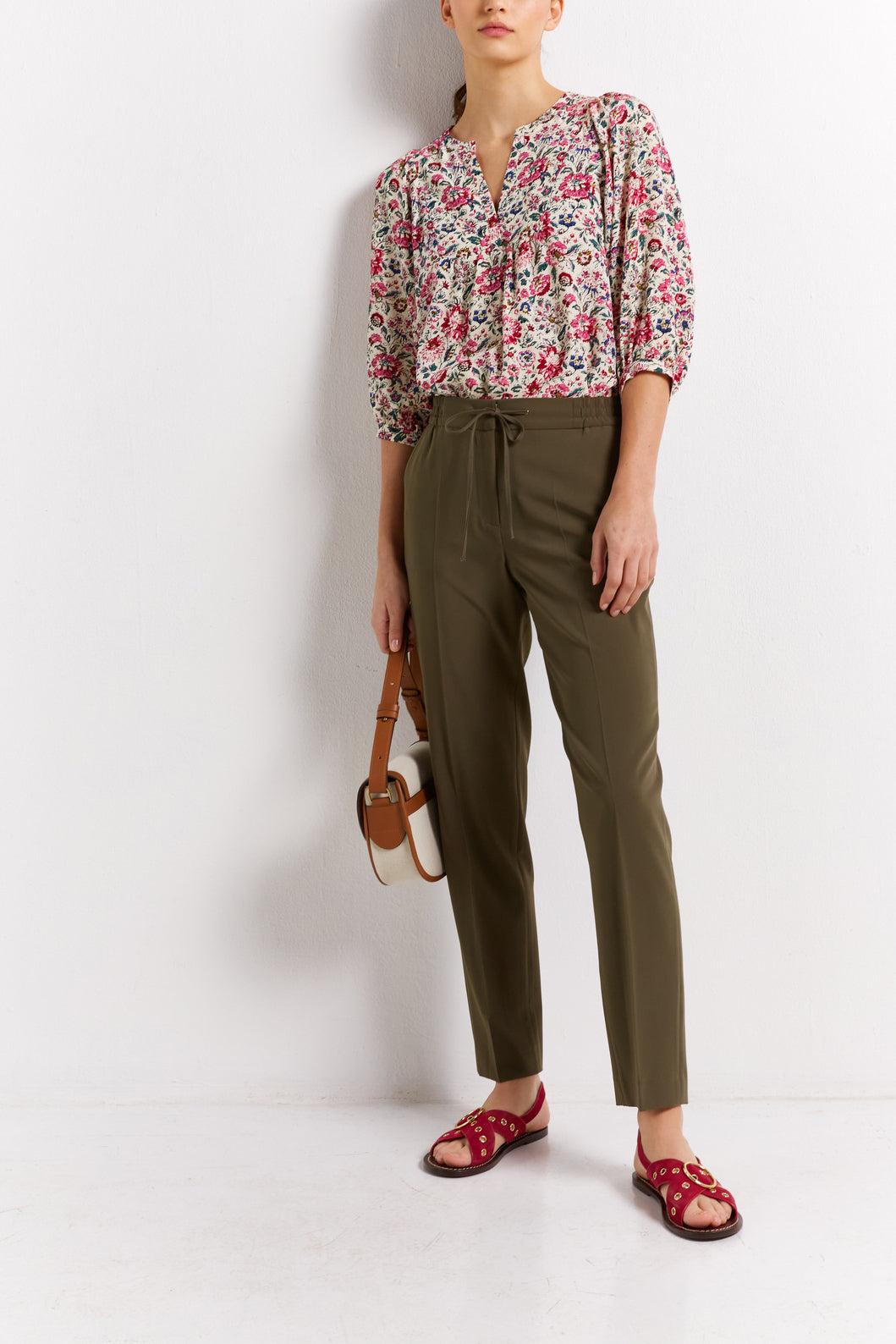 Pantalon microfibre coulissé - EMMIE Faume - seconde main