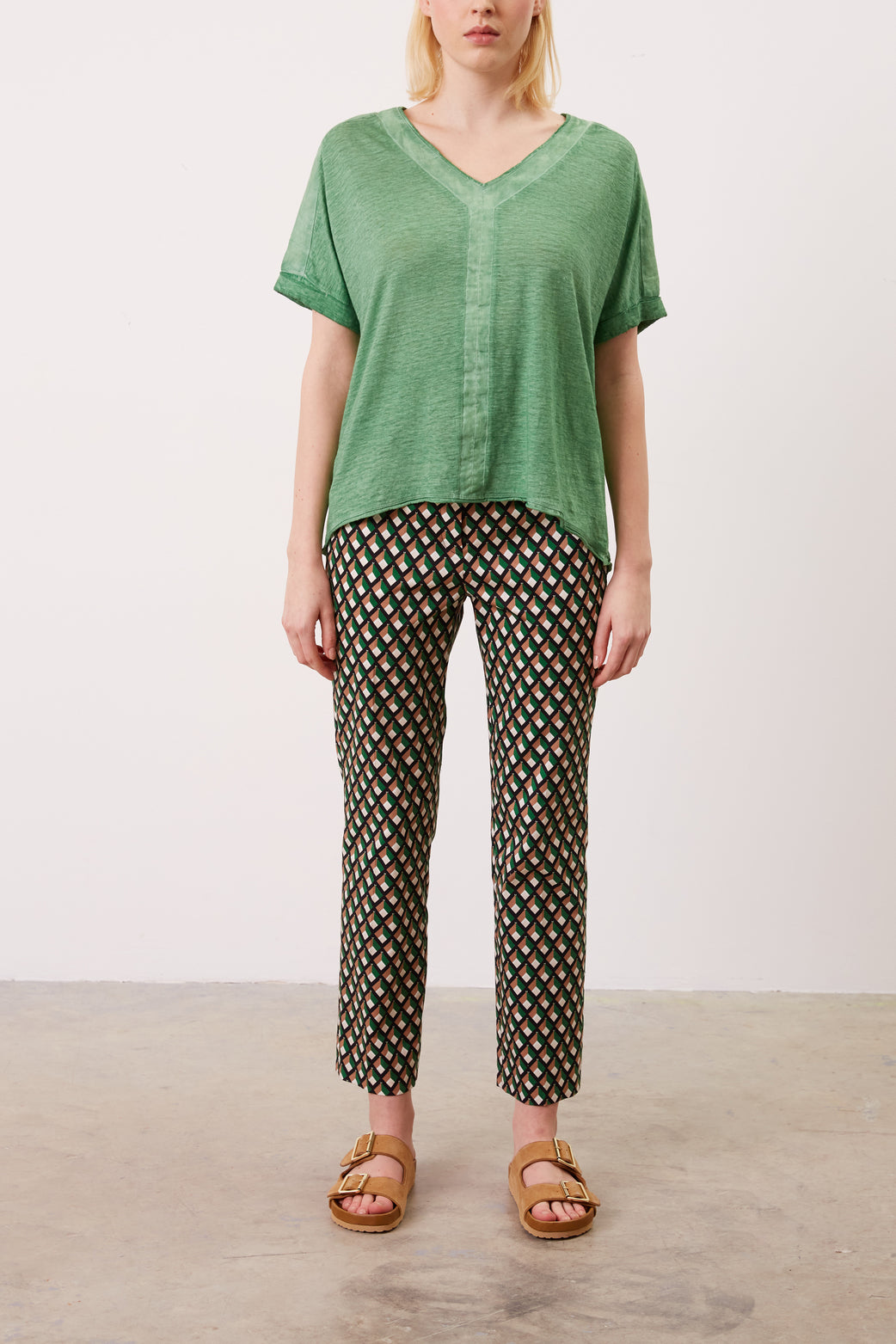 T-Shirt oversize en lin - AGATHA Faume - seconde main