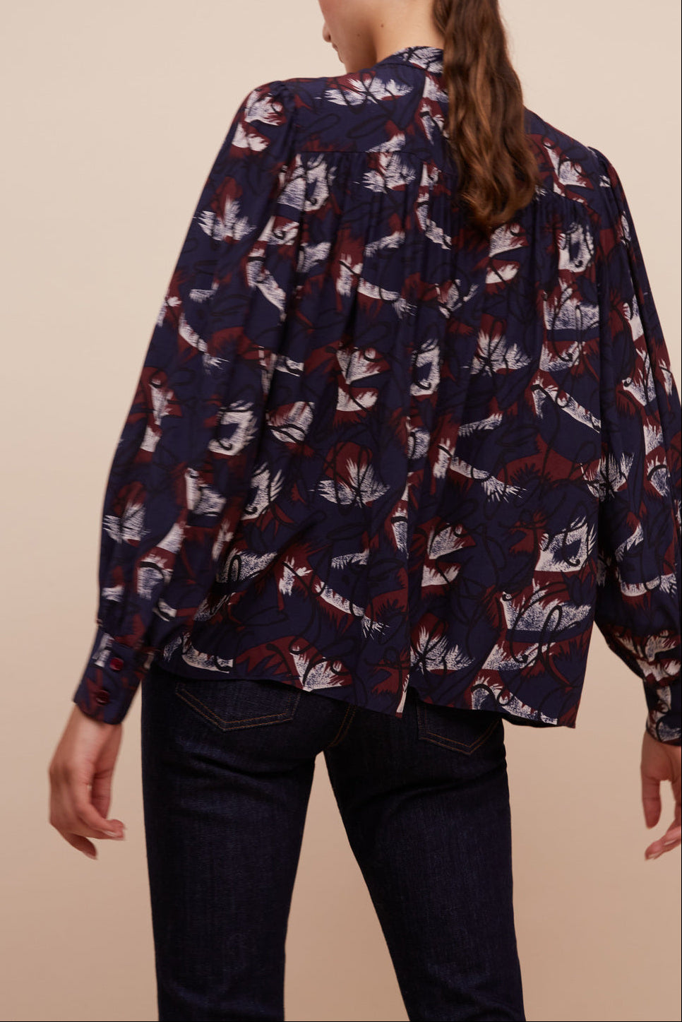 Chemise ample en voile - CALLIE Faume - seconde main