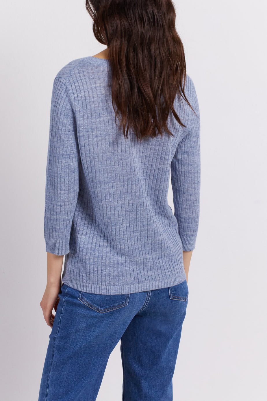 Pull côtelé en lin - LESSY Faume - seconde main