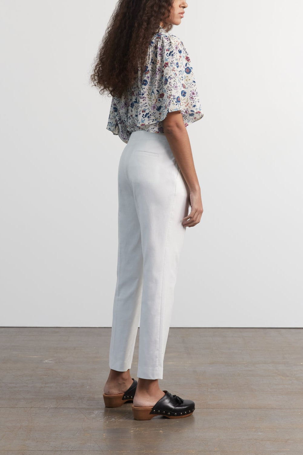 Pantalon droit en coton - ETIENNE Faume - seconde main