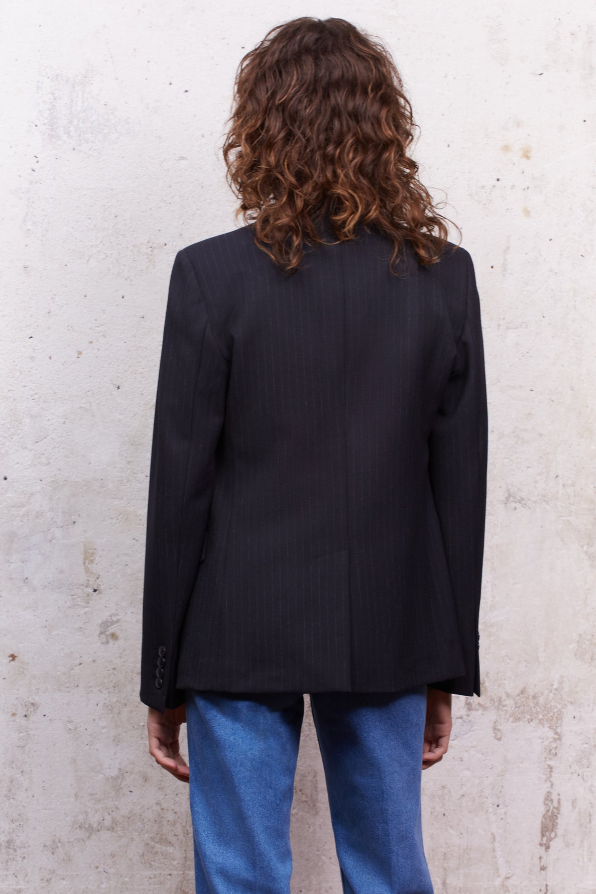 Veste de tailleur à rayures tennis - BRUNA Faume - seconde main