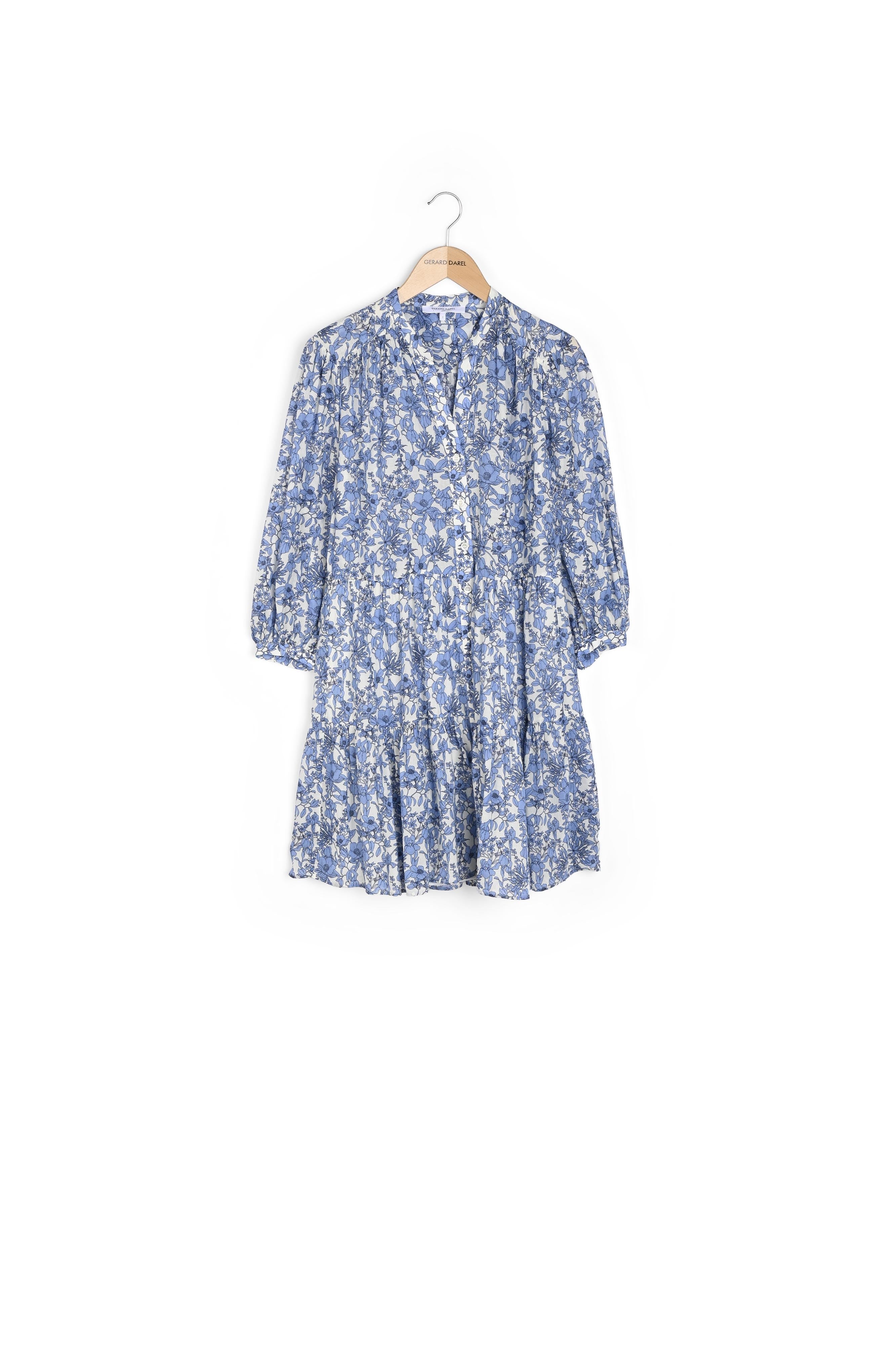 Robe courte en coton à fleurs - JAUFREY Faume - seconde main