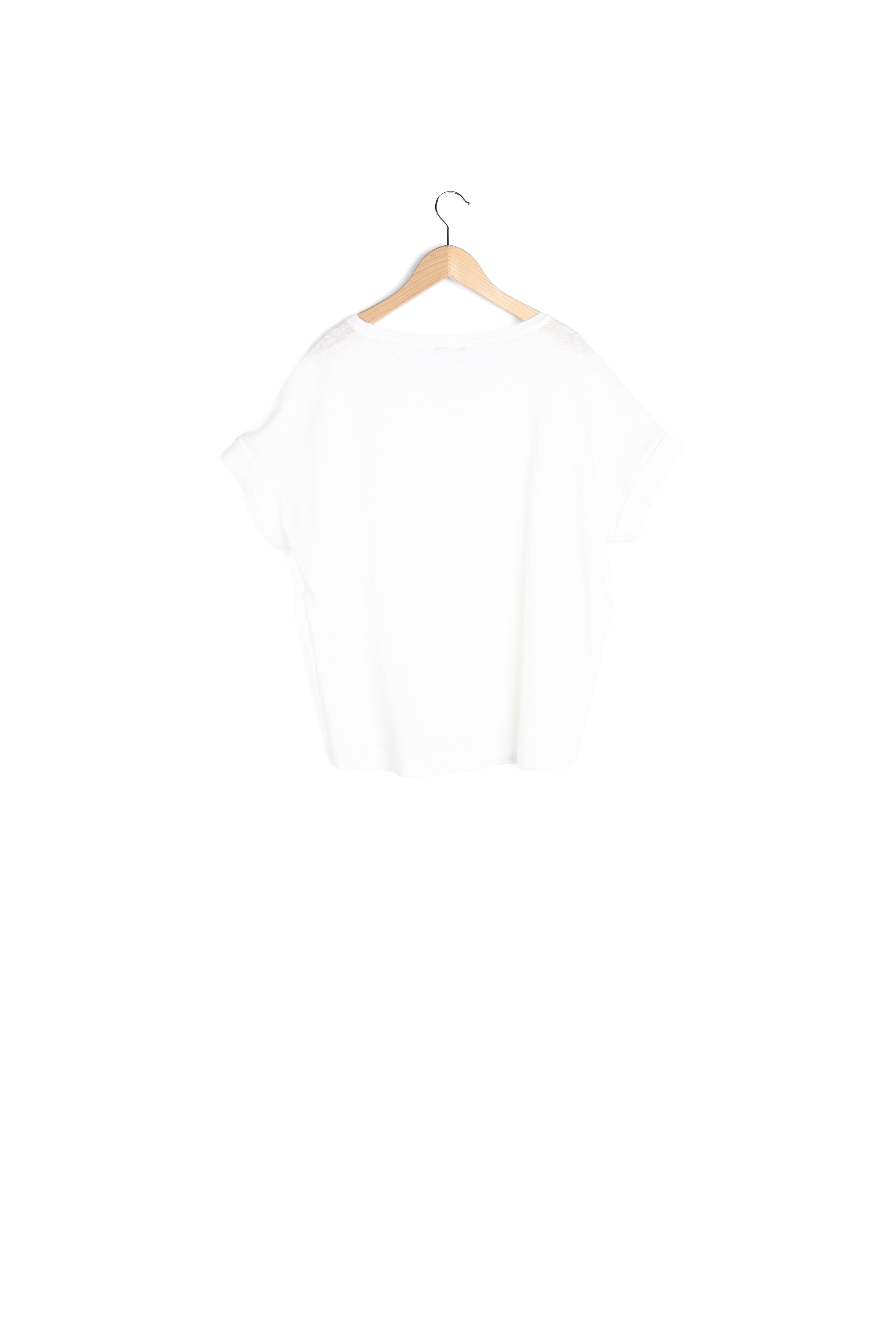 JANAE - Tee-shirt en lin façon bimatière Faume - seconde main