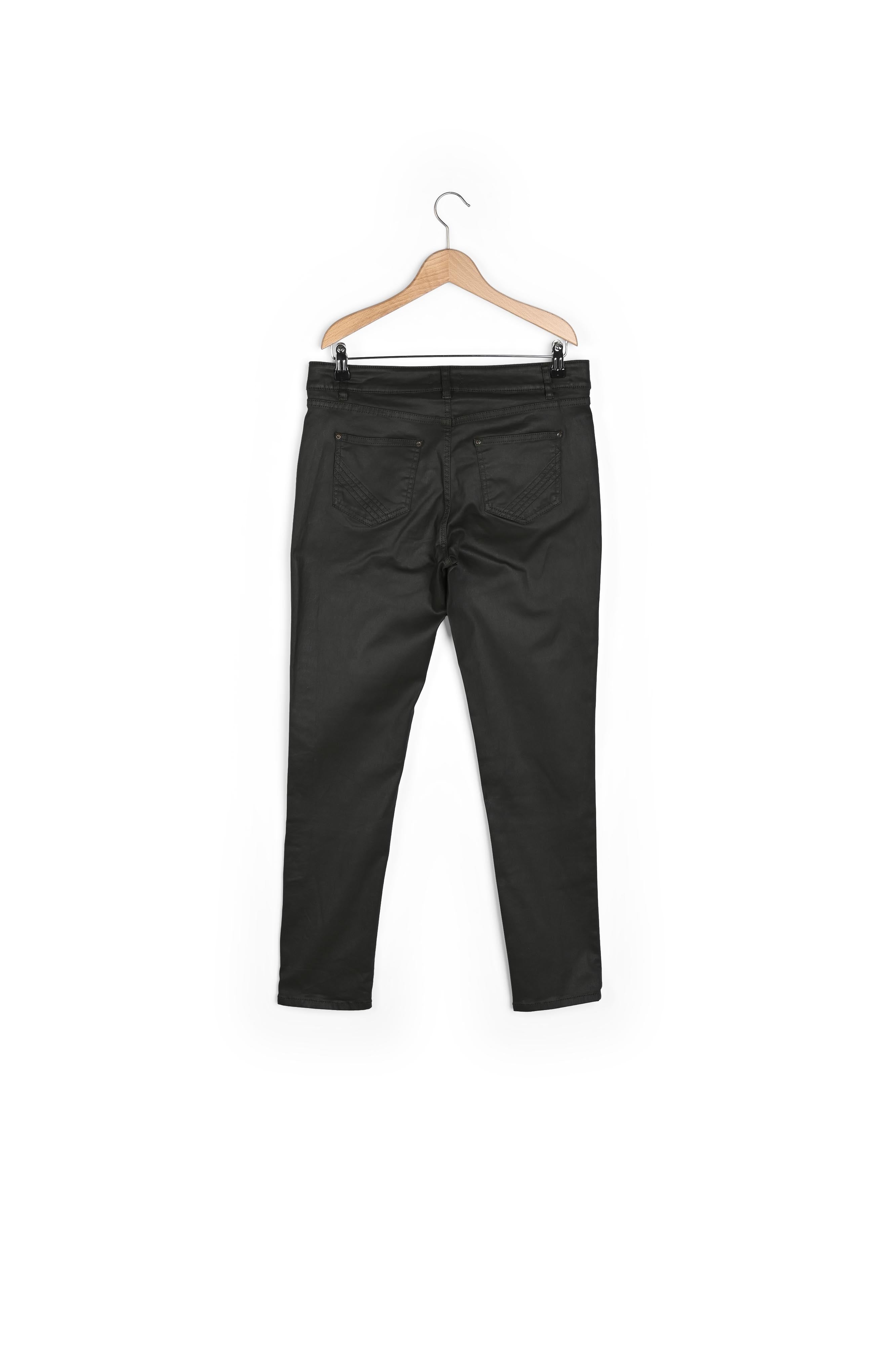 Jean en coton stretch enduit - ESMA Faume - seconde main