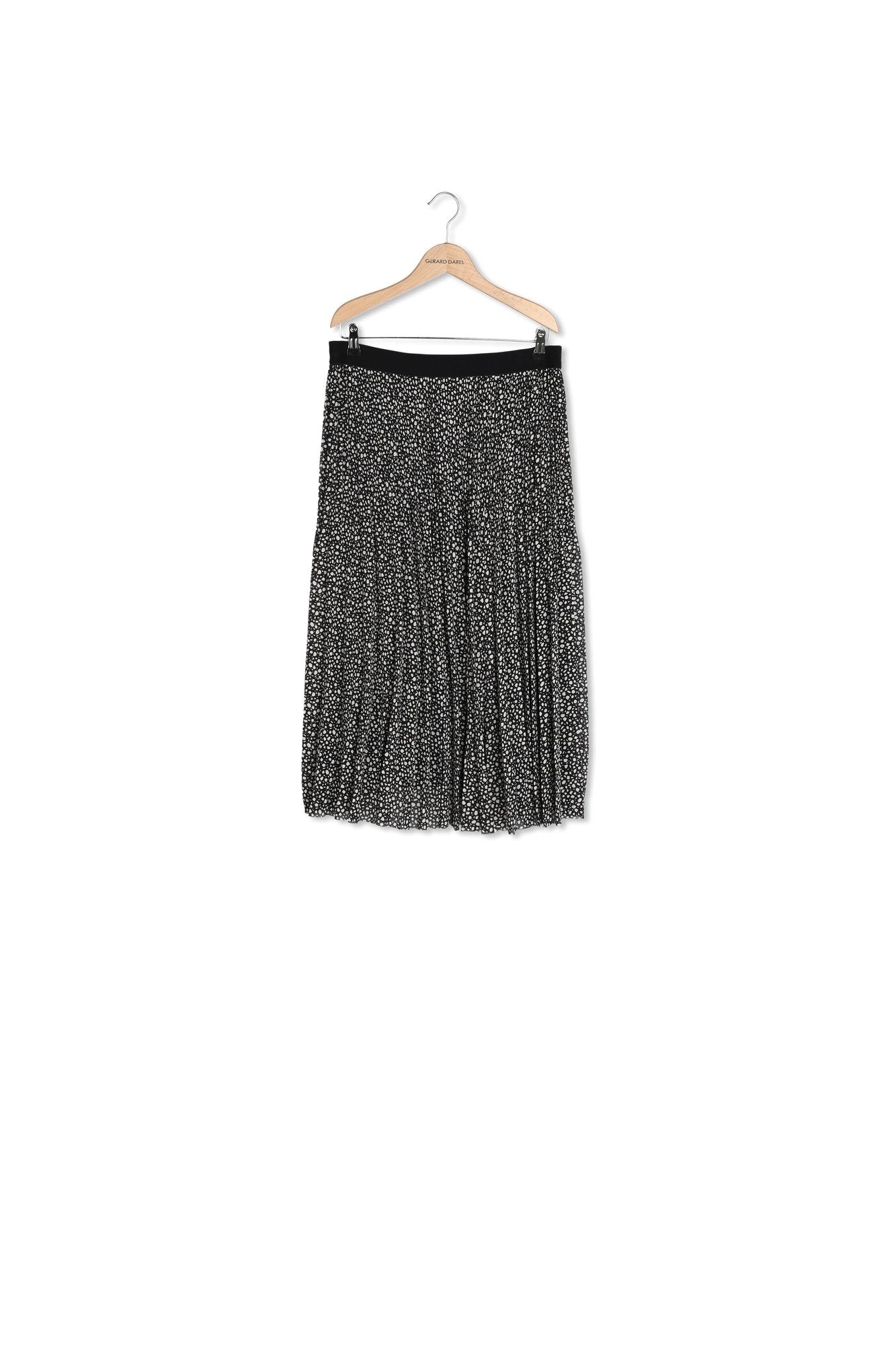 Jupe midi plissée imprimée - CORINNE Faume - seconde main