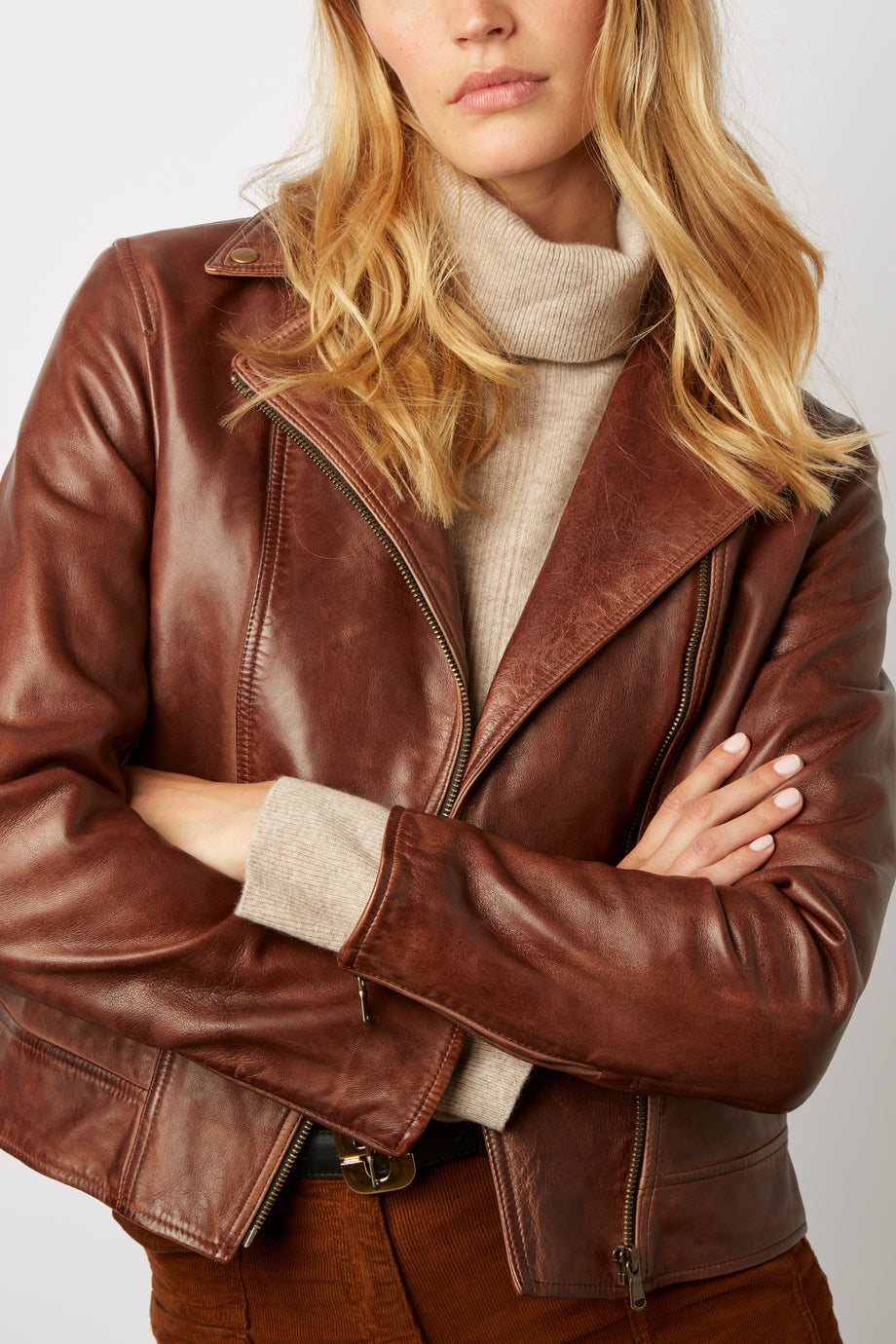 Veste en cuir - NATSUNI Faume - seconde main