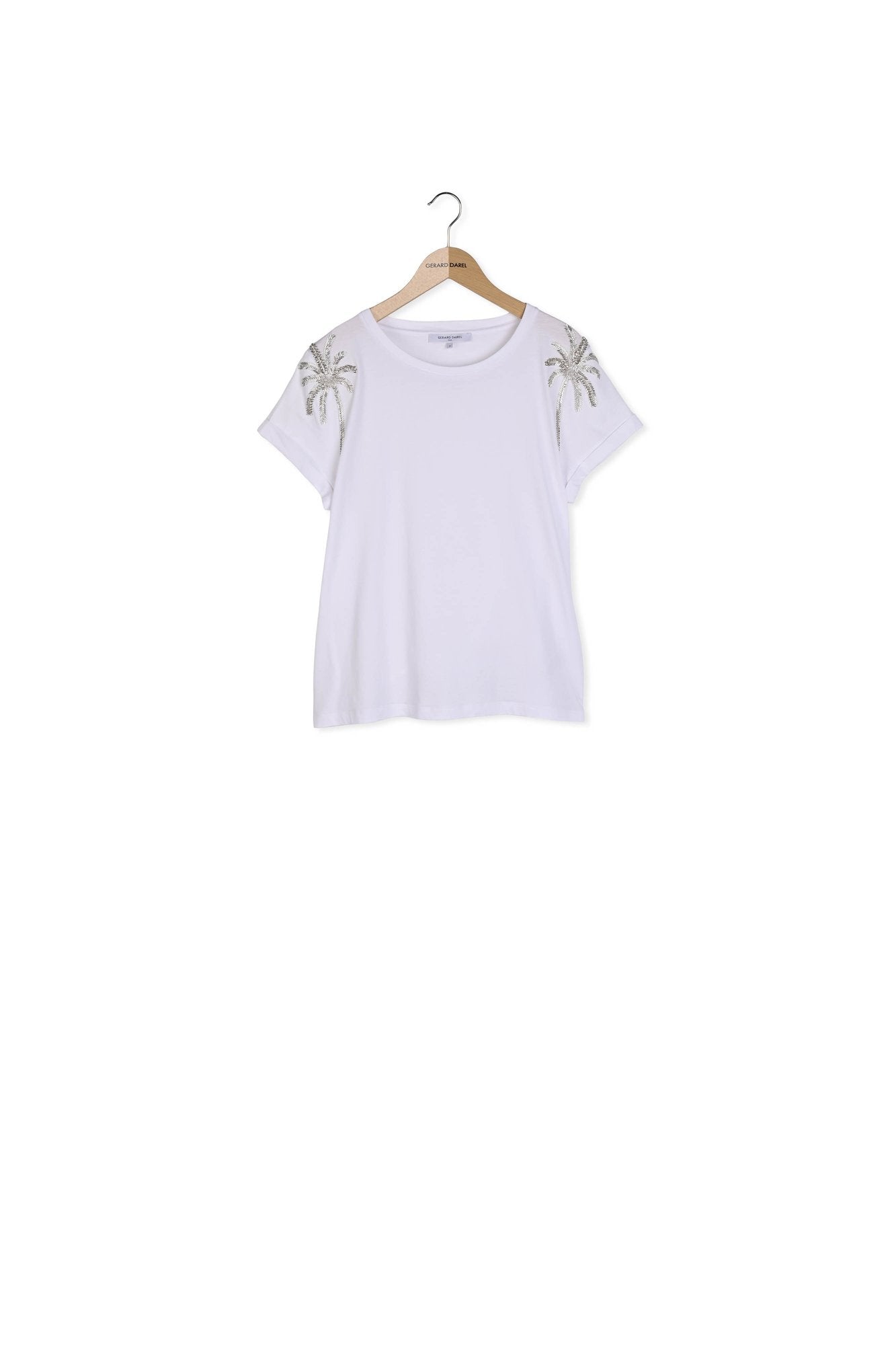 T-shirt à palmiers en strass - GISELE Faume - seconde main